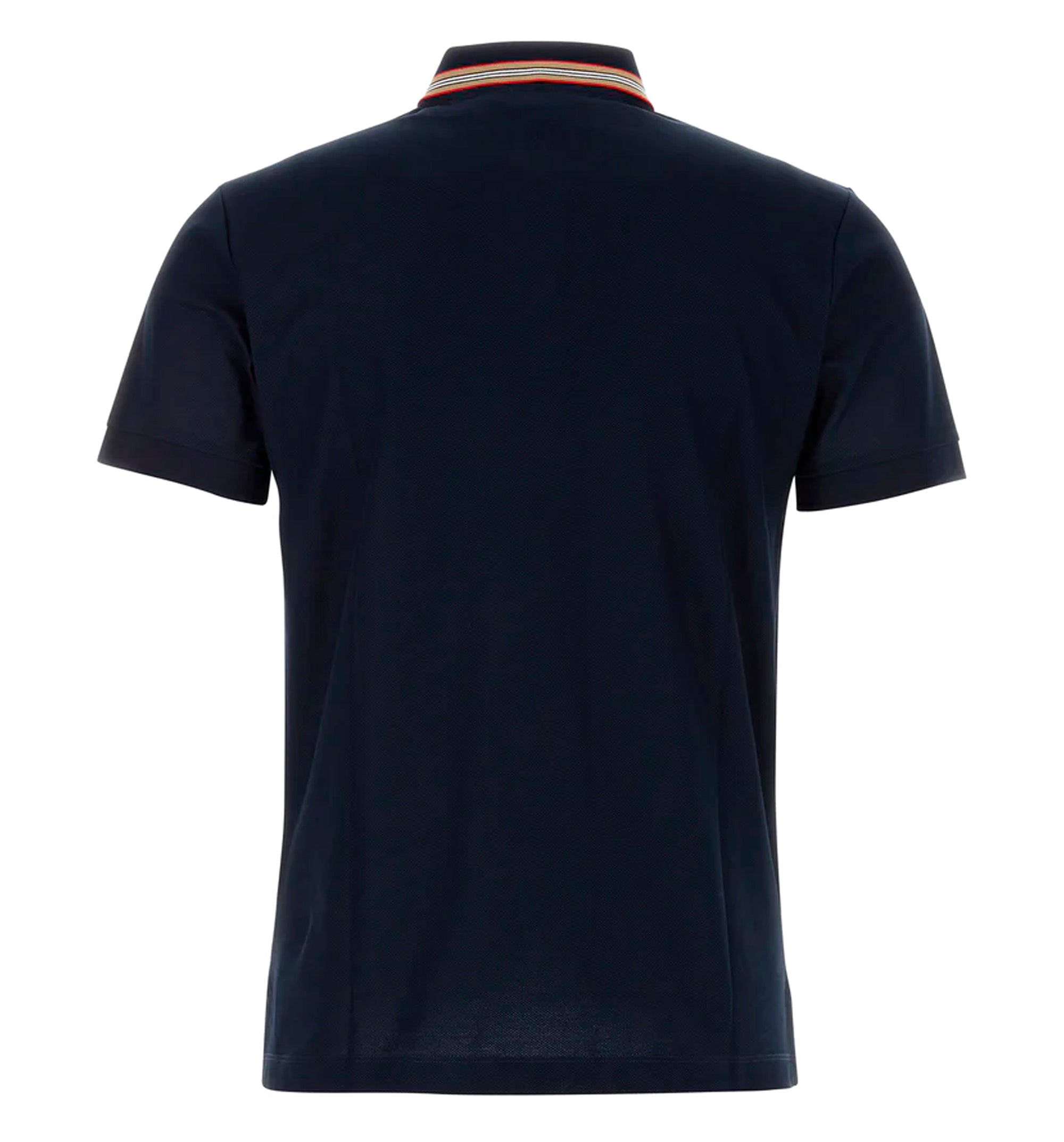 Midnight blue piquet polo shirt