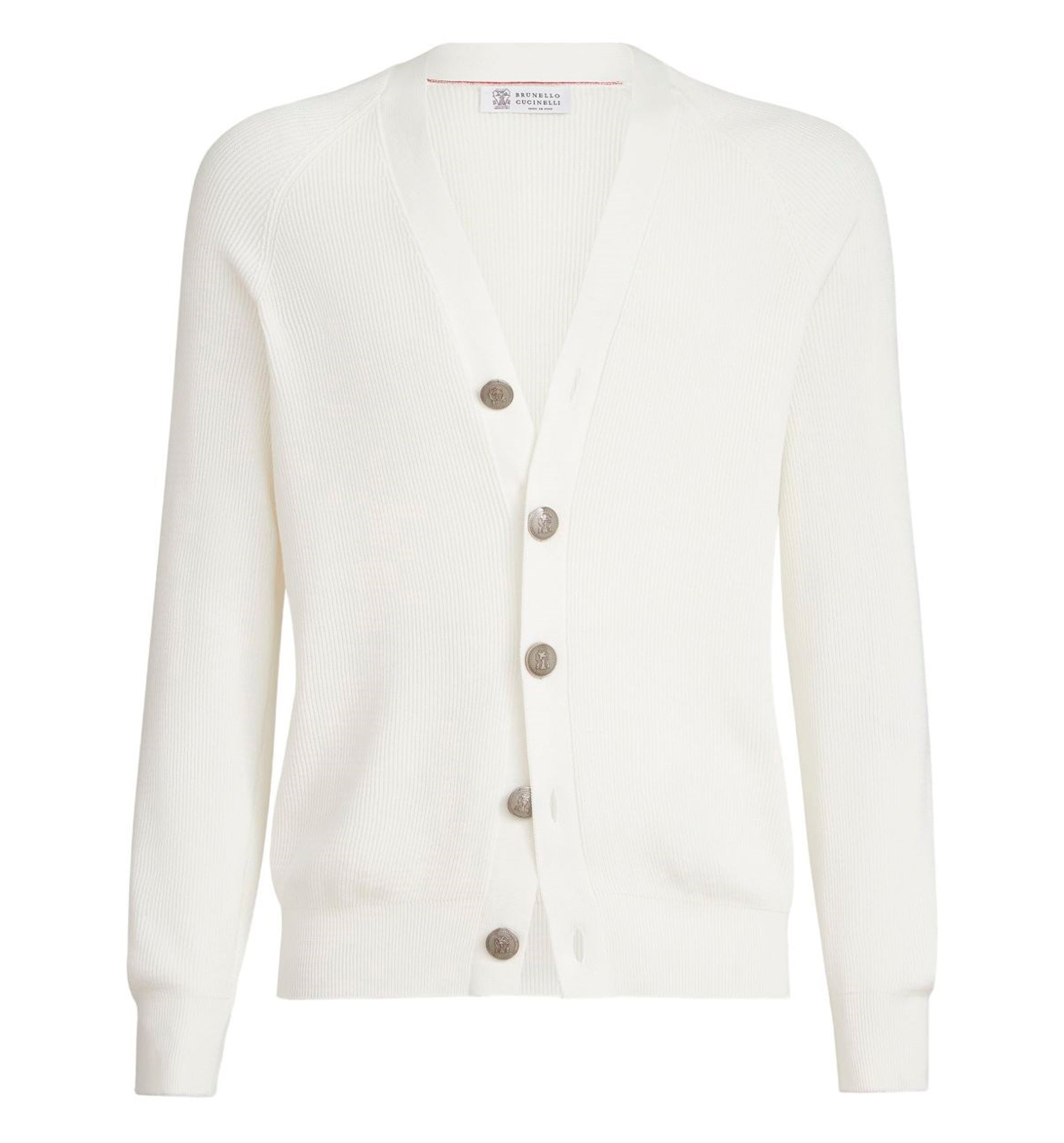 English Rib Cotton Cardigan
