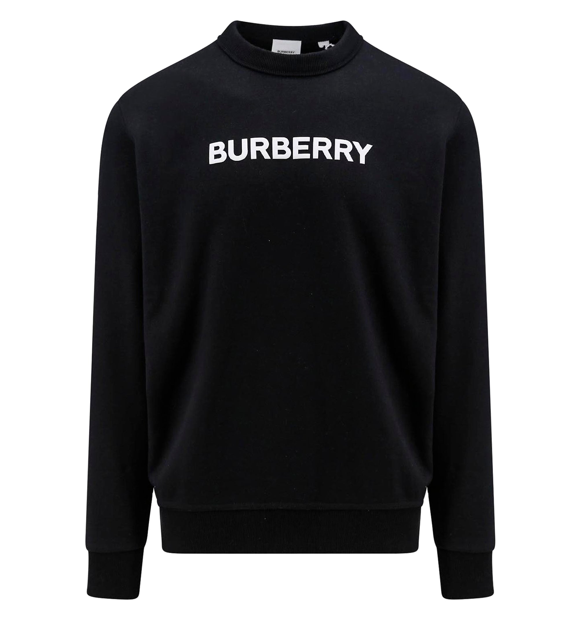 Cotton sweatshirt with frontal logo