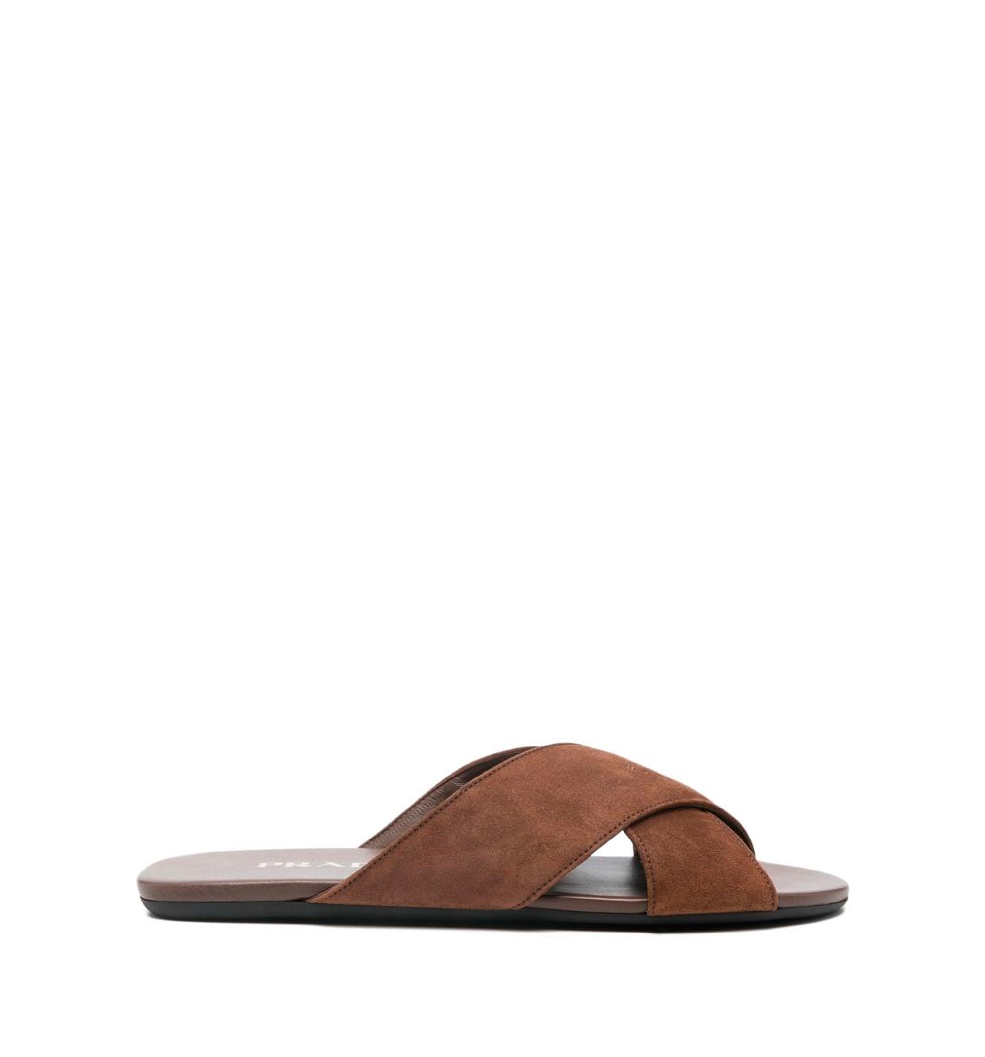 Suede slides