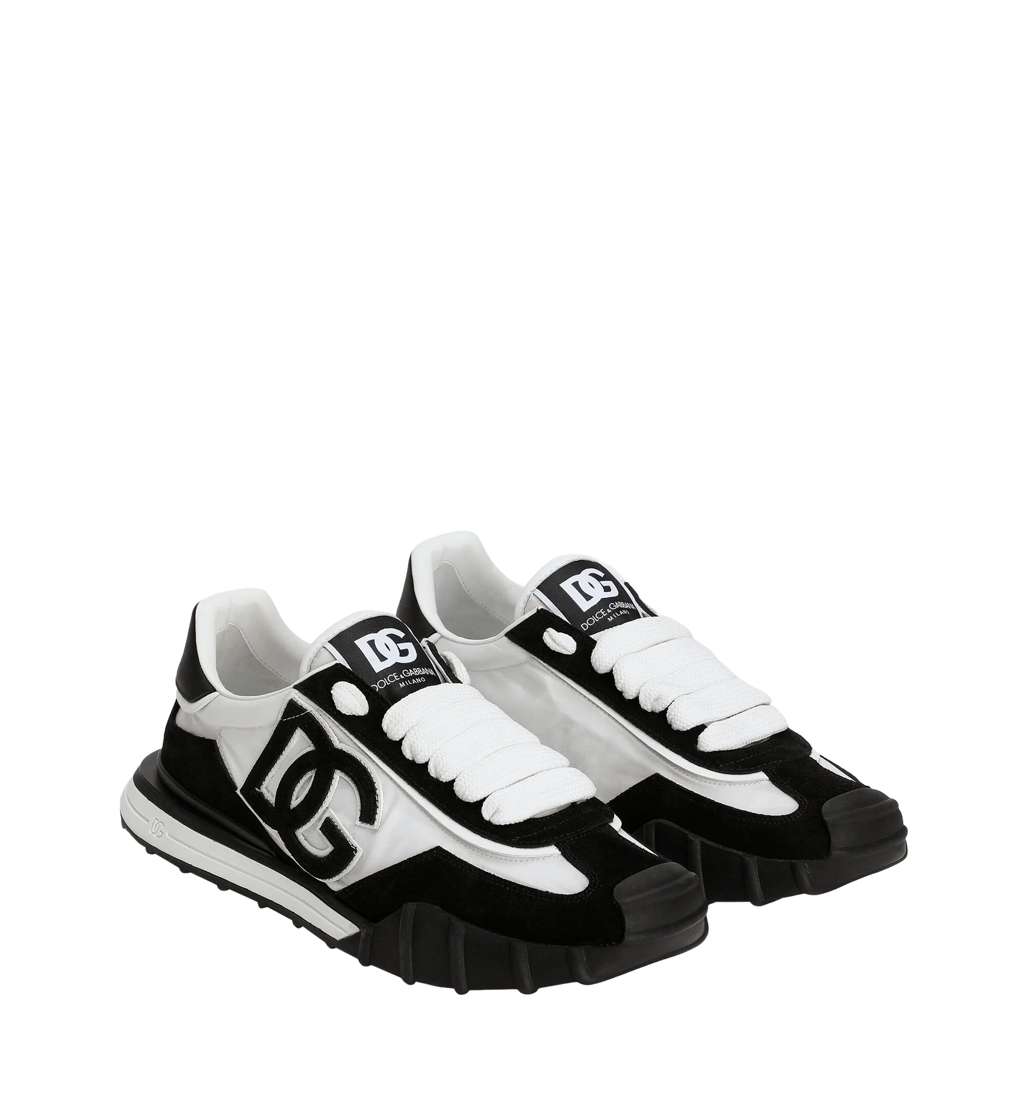 DG Athletic sneakers in fabric and calfskin