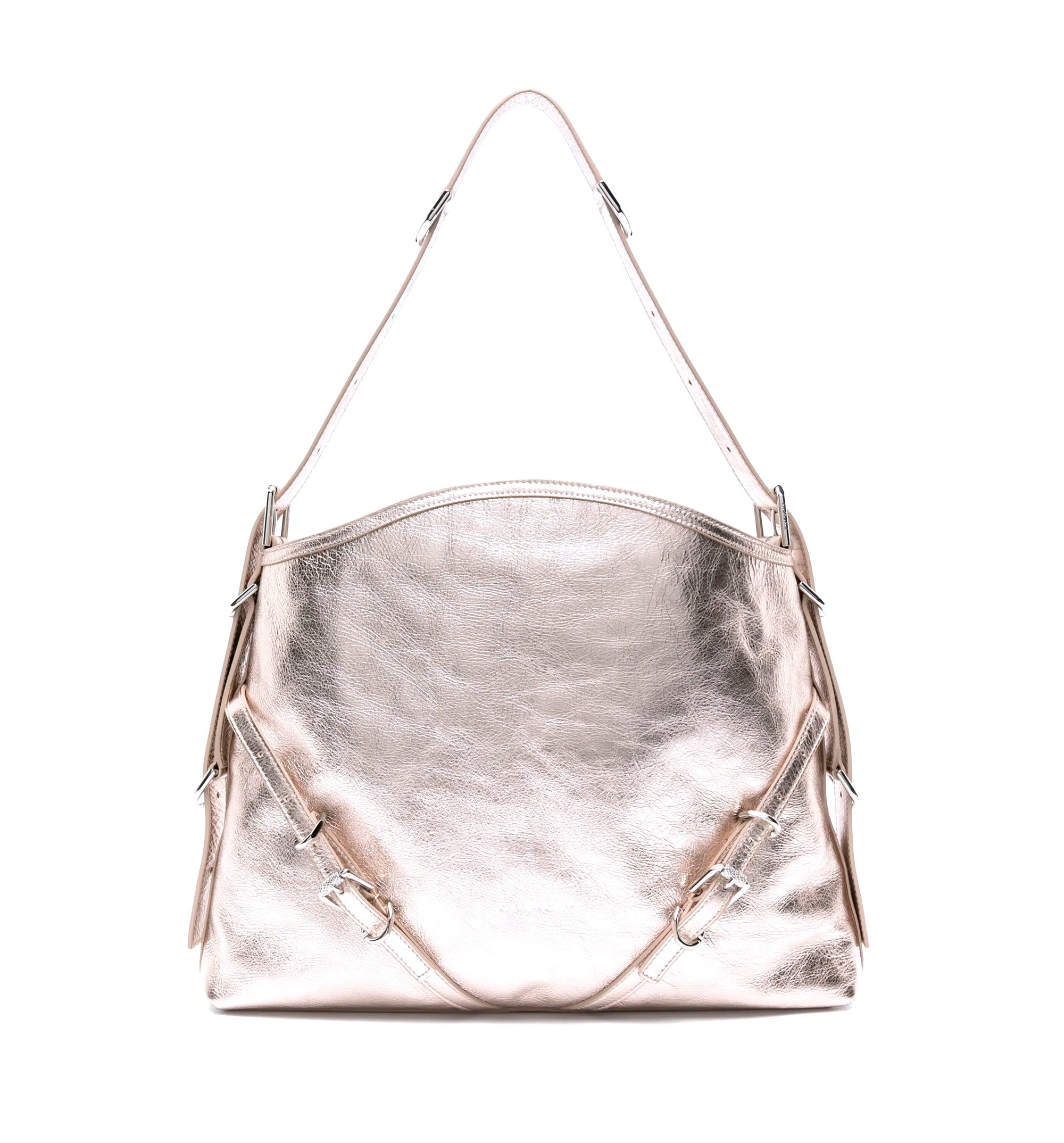Medium Voyou Laminated Shoulder Bag