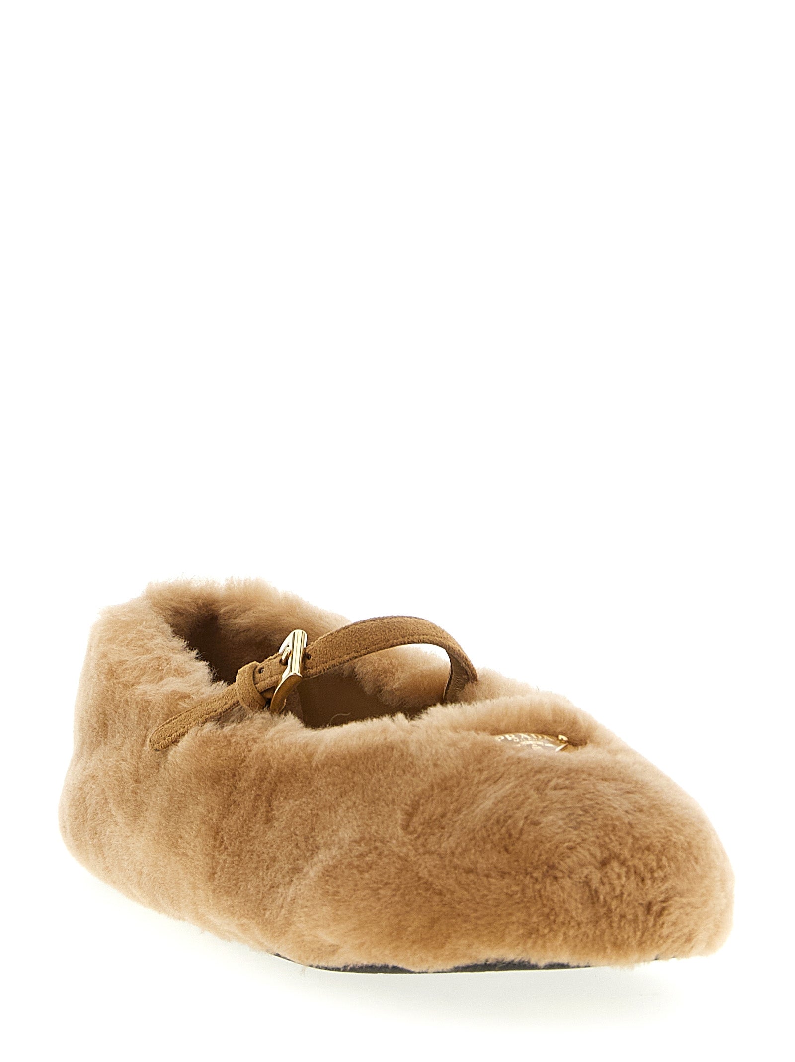 Shearling Ballet Flats