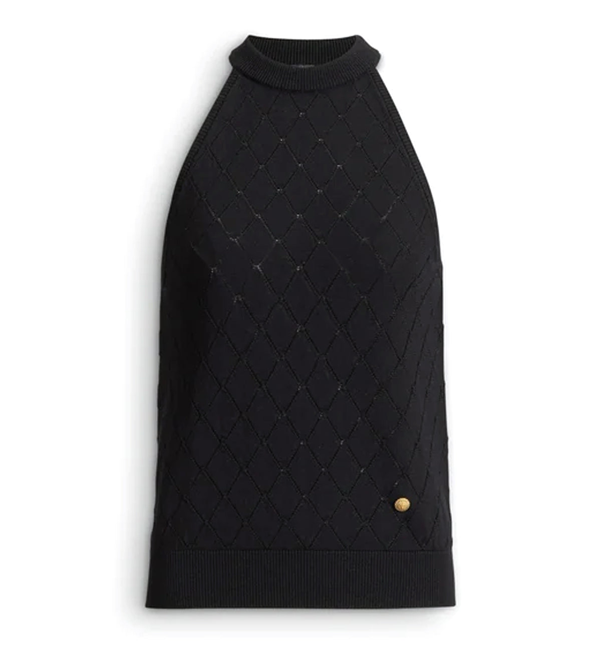 Sleeveless knit top