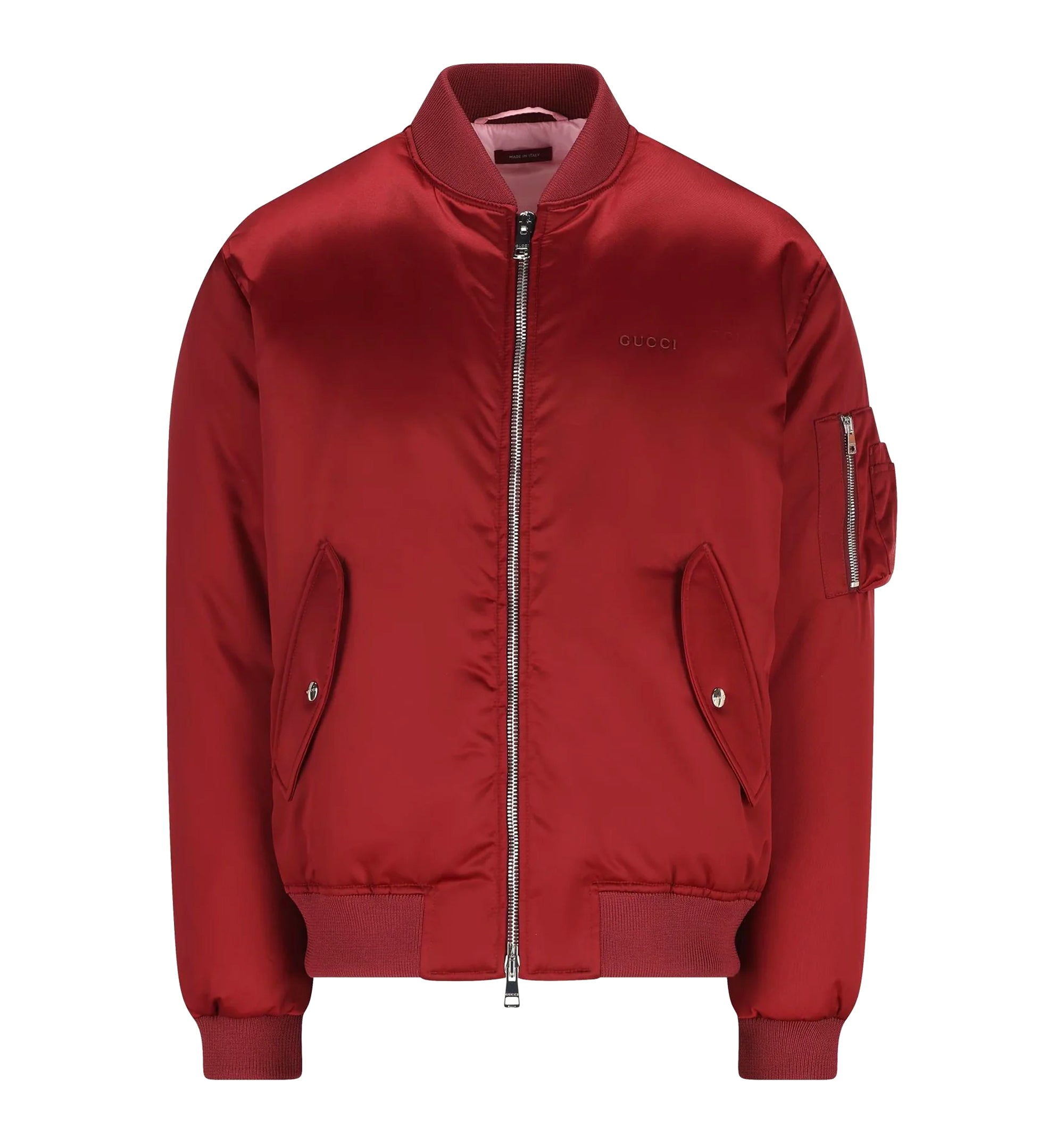 Heavy Nylon Canvas Bomber Jacket