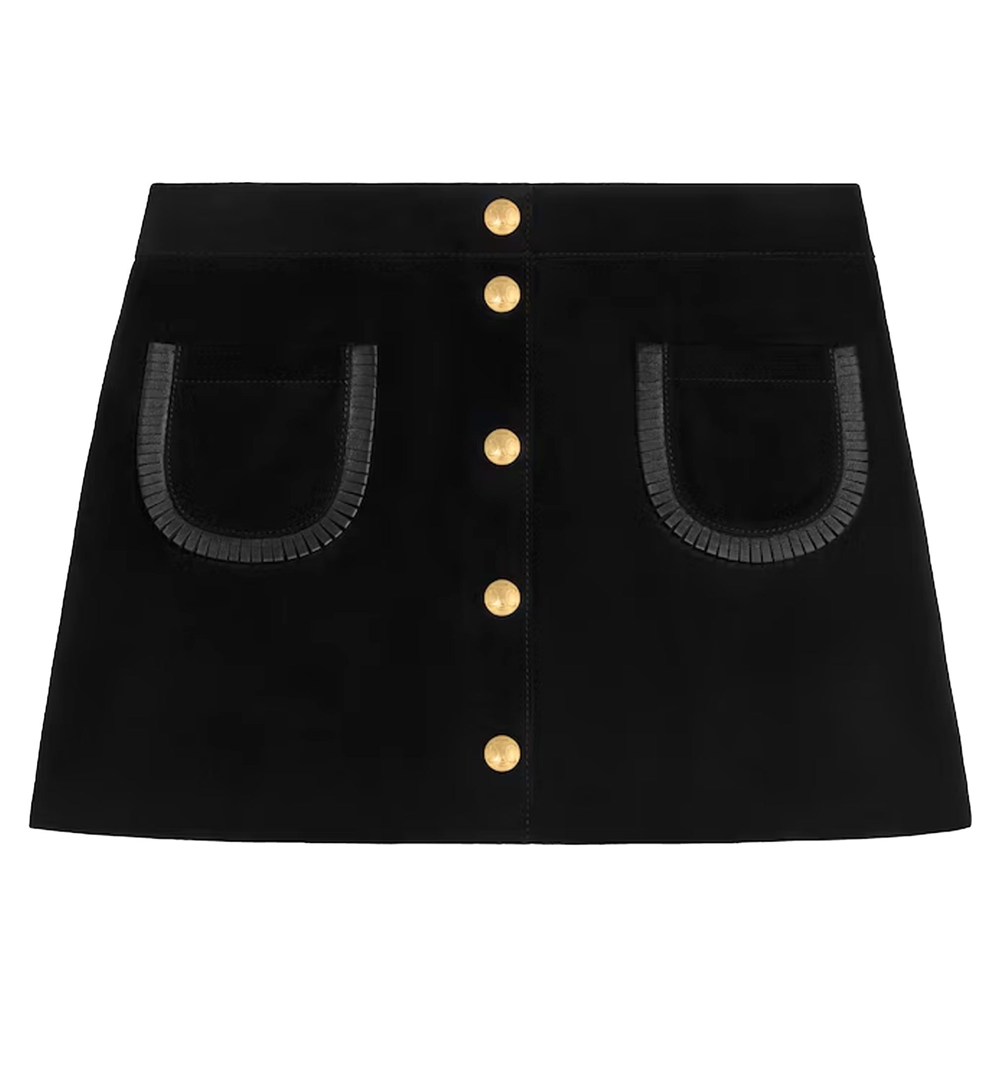 Mini Skirt In Suede