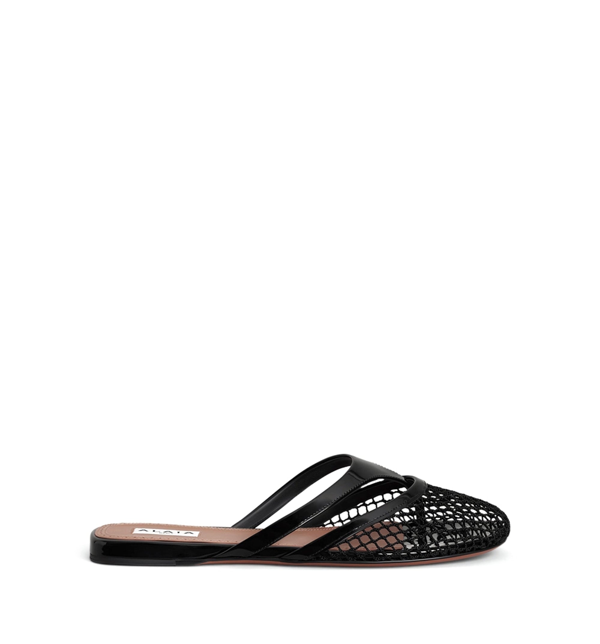 Leather Round Toe Thong Sandals