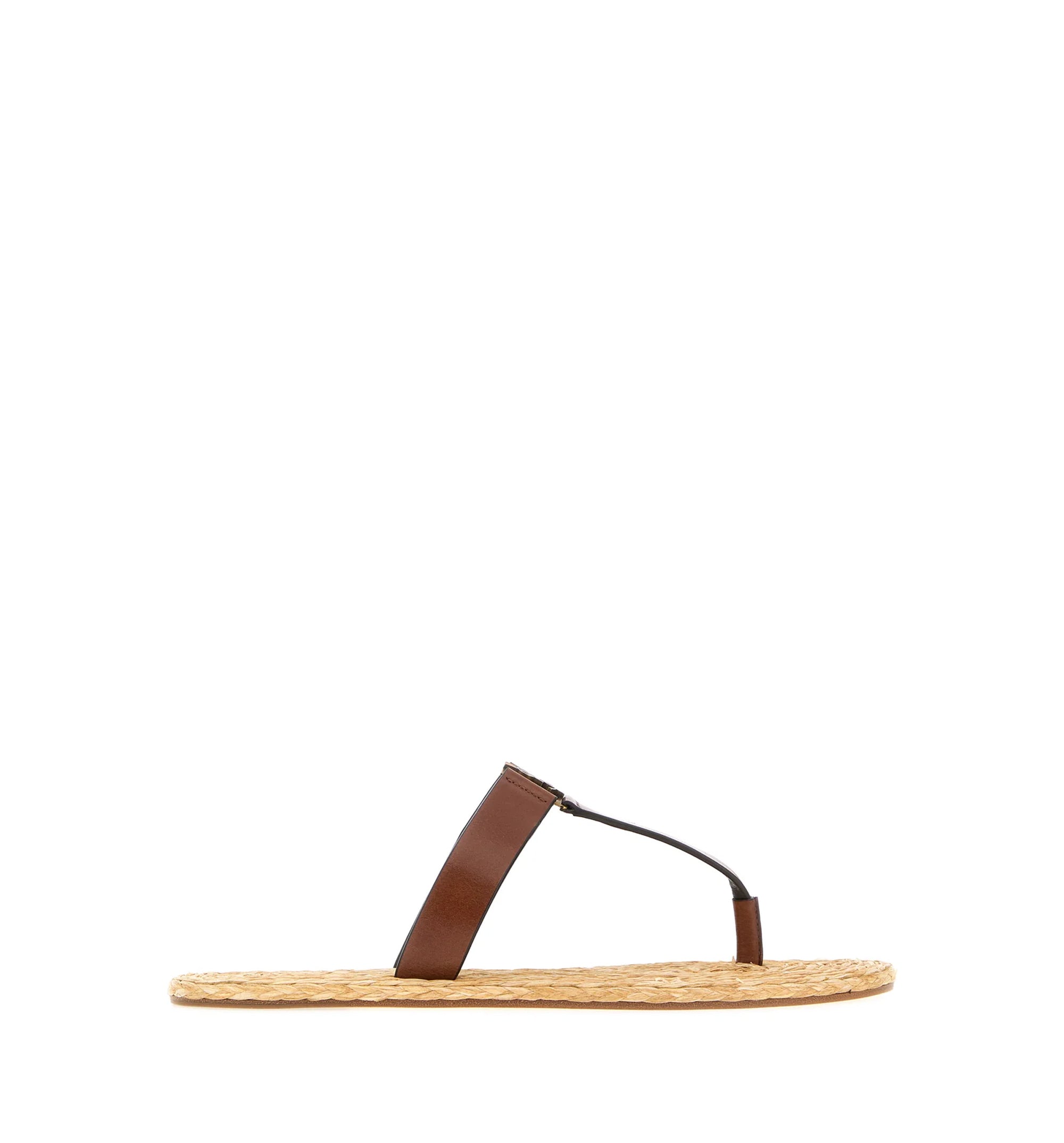 Babylone Thong Slippers in Leather