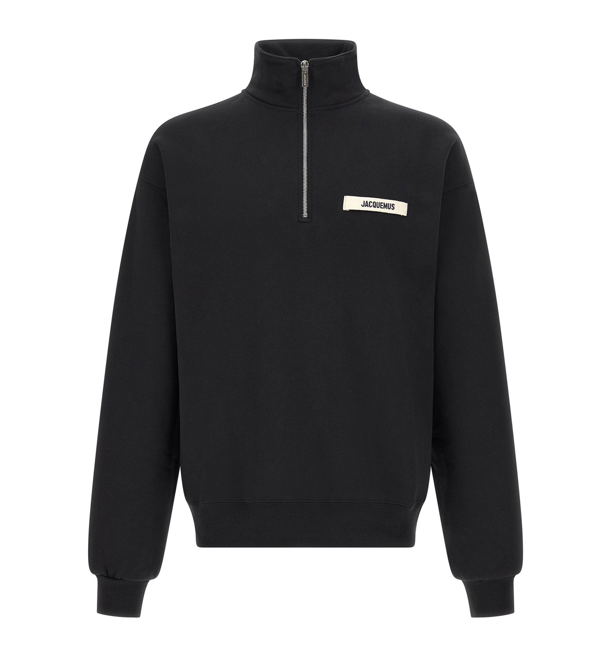 The Gros Grain zipped-rollneck sweatshirt