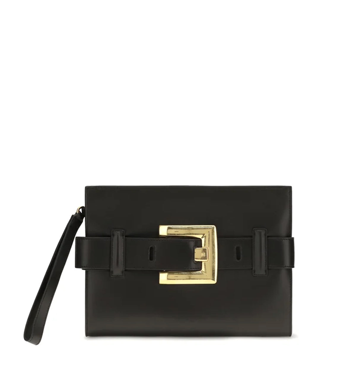 Anthem smooth leather clutch