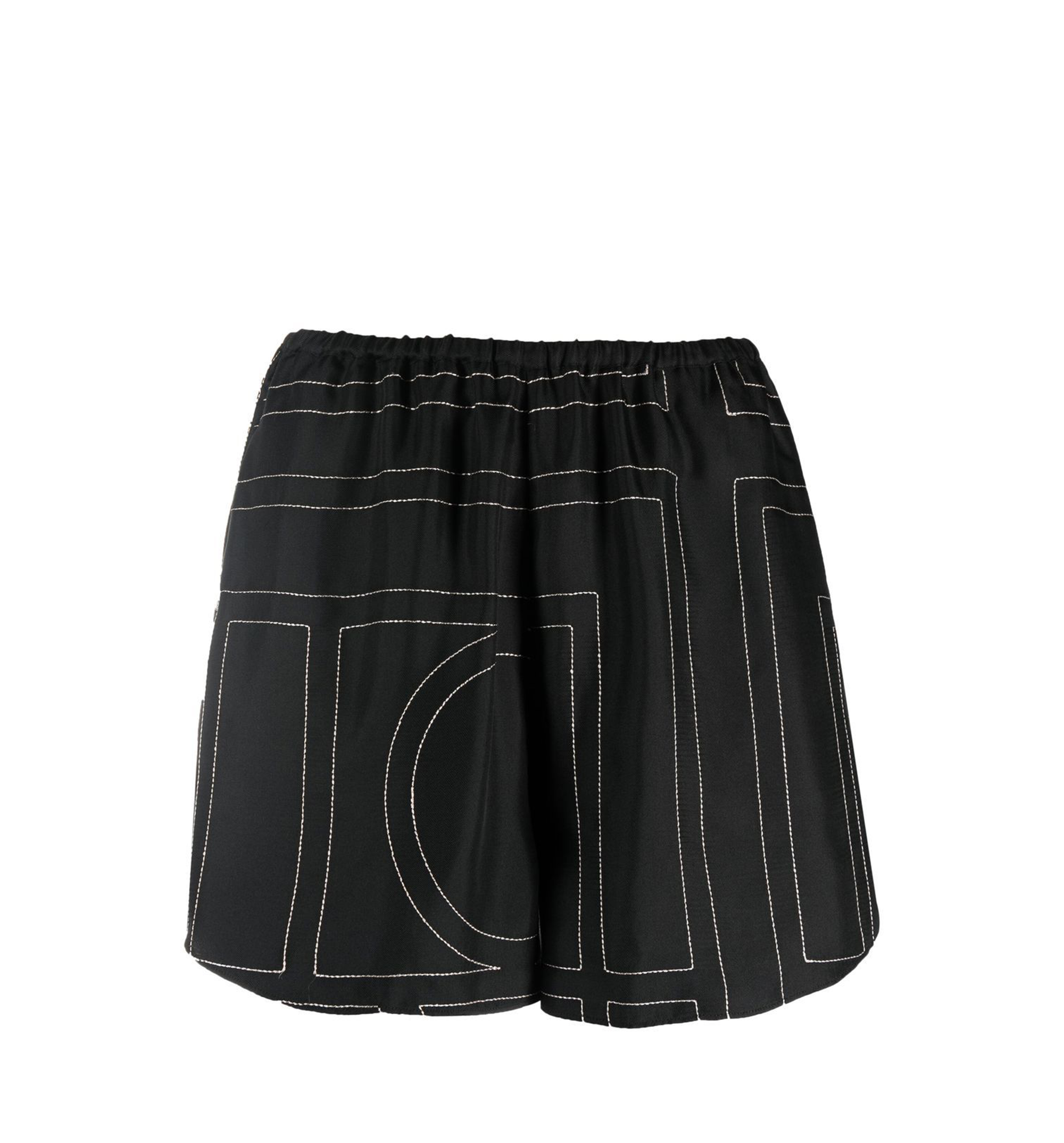 Monogram Silk PJ Shorts
