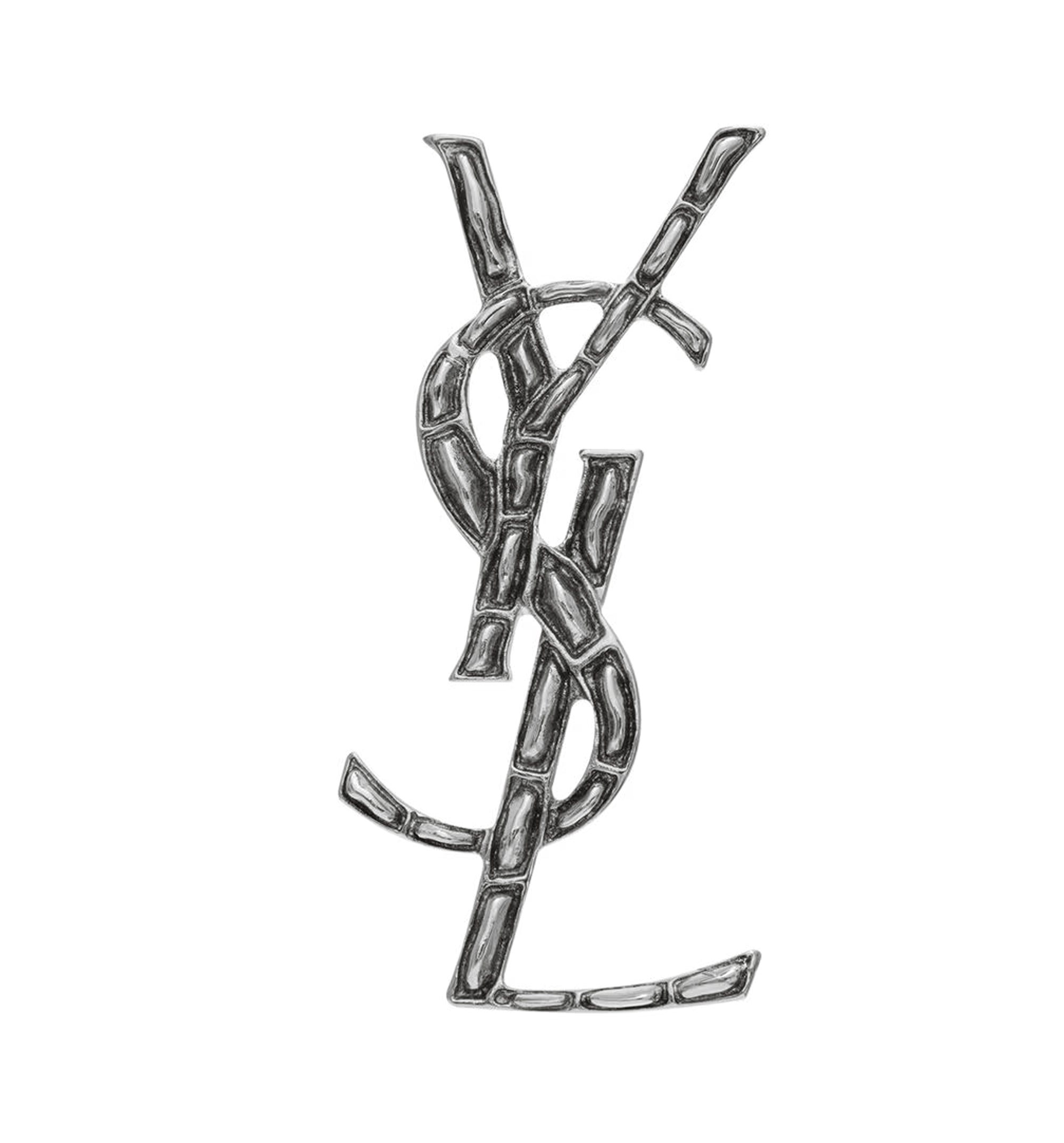 Cassandre Crocodile Brooch In Metal