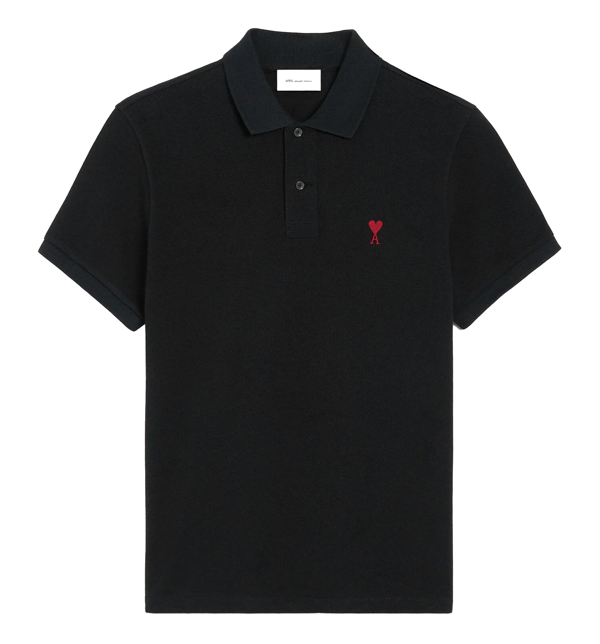 Cotton Red Ami De Coeur Polo Shirt