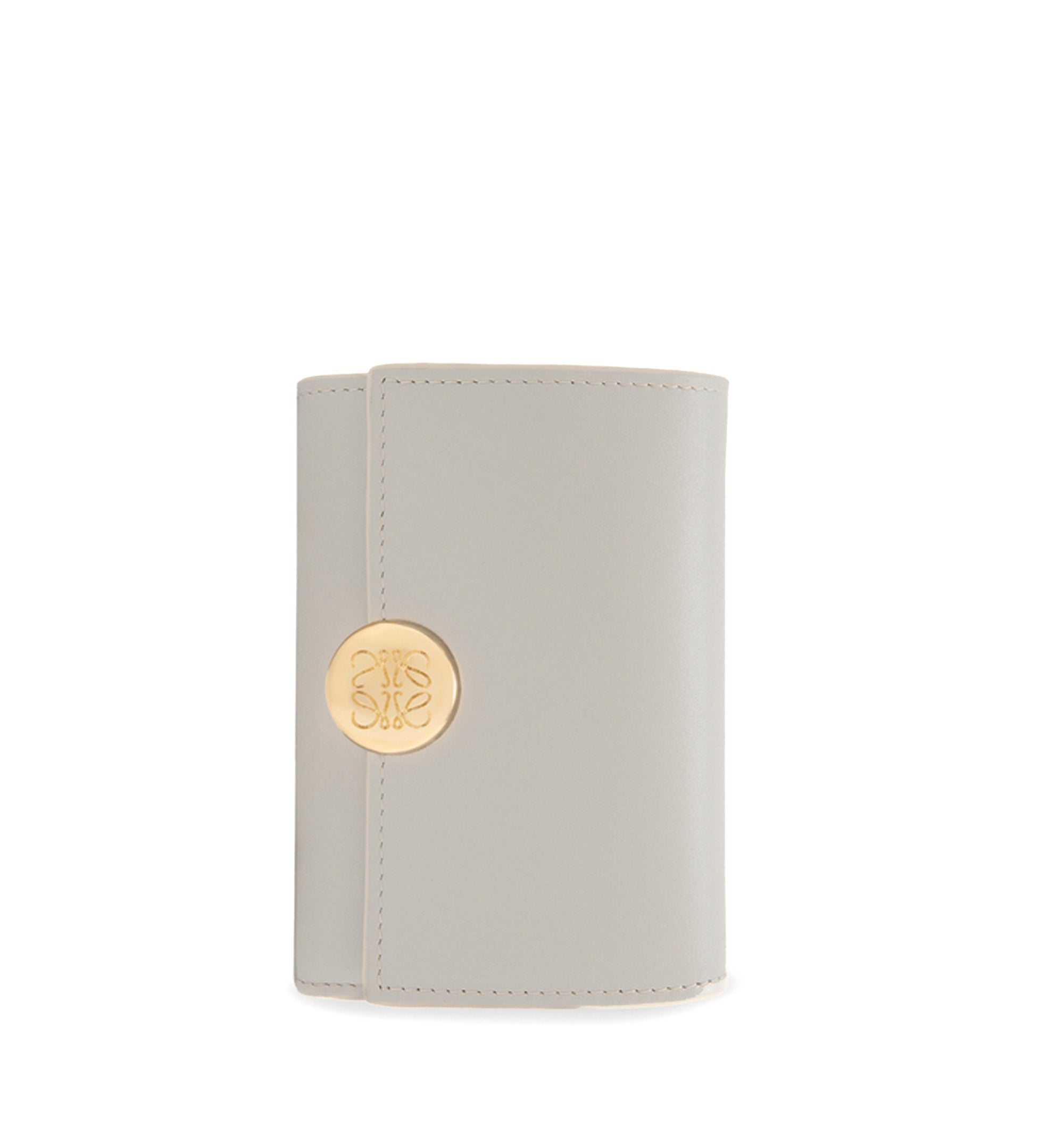 Pebble Small Vertical Wallet in Shiny Nappa Calfskin