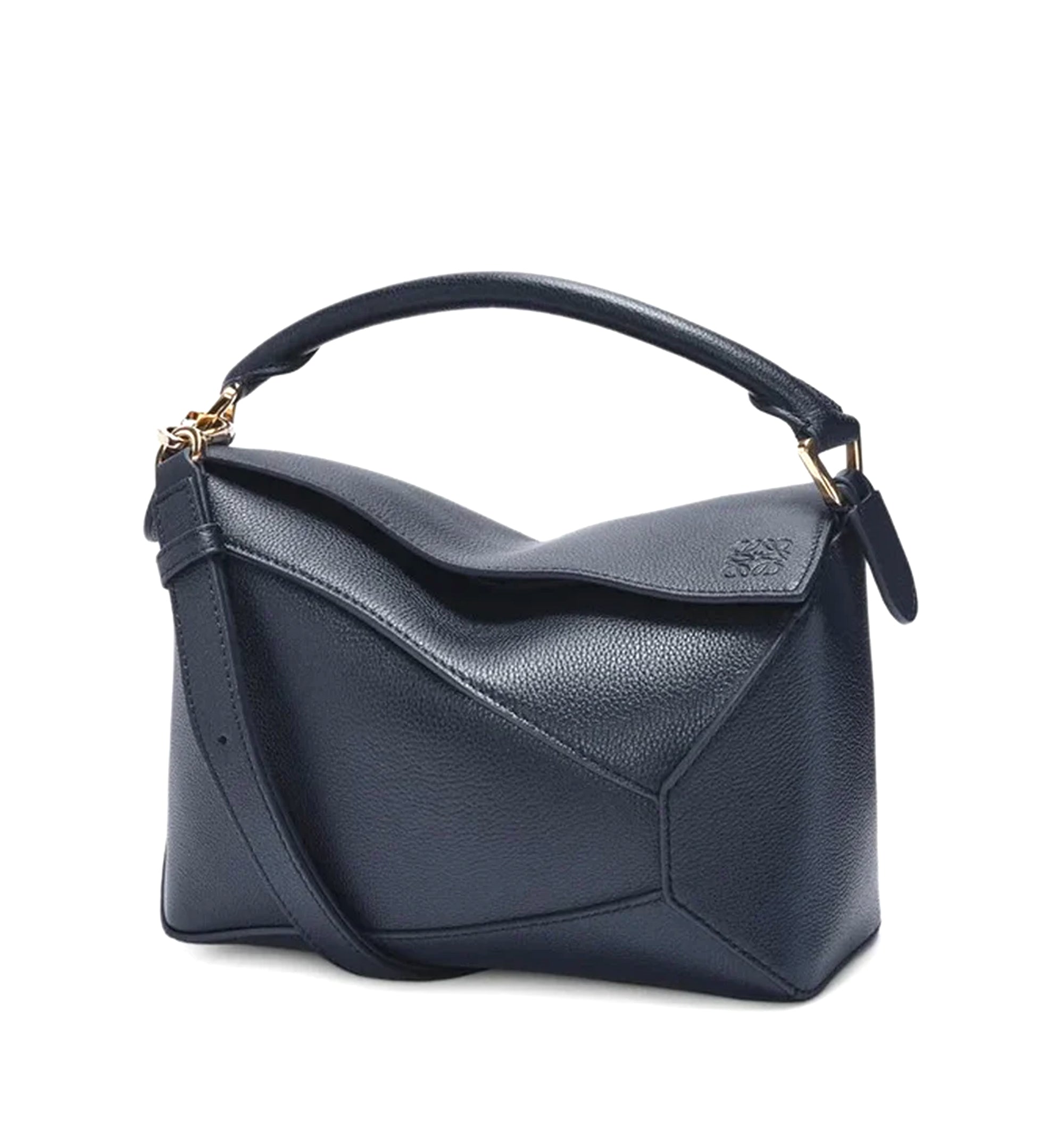 Small Puzzle Edge bag in soft grained calfskin