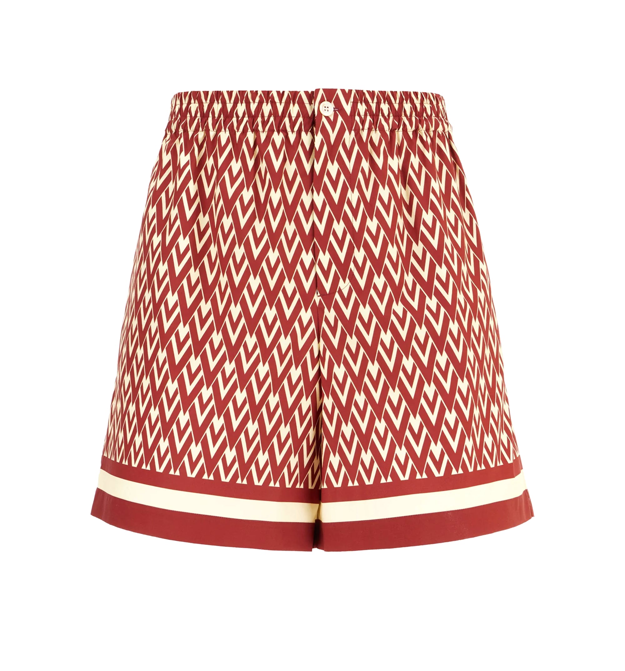 Valentino All-Over Geometric Printed Shorts