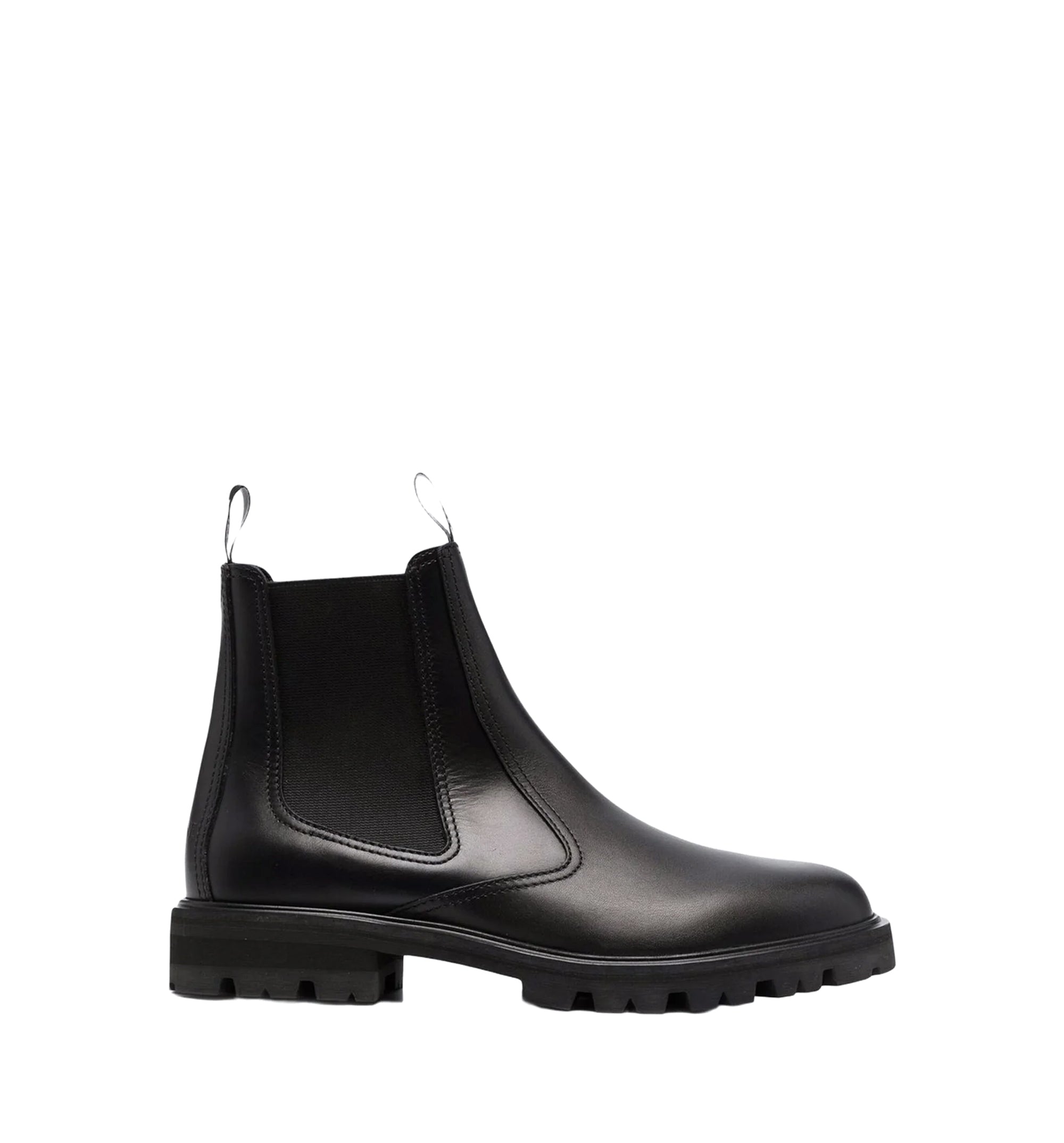 Margaret Chelsea Boots In Polished Calfskin