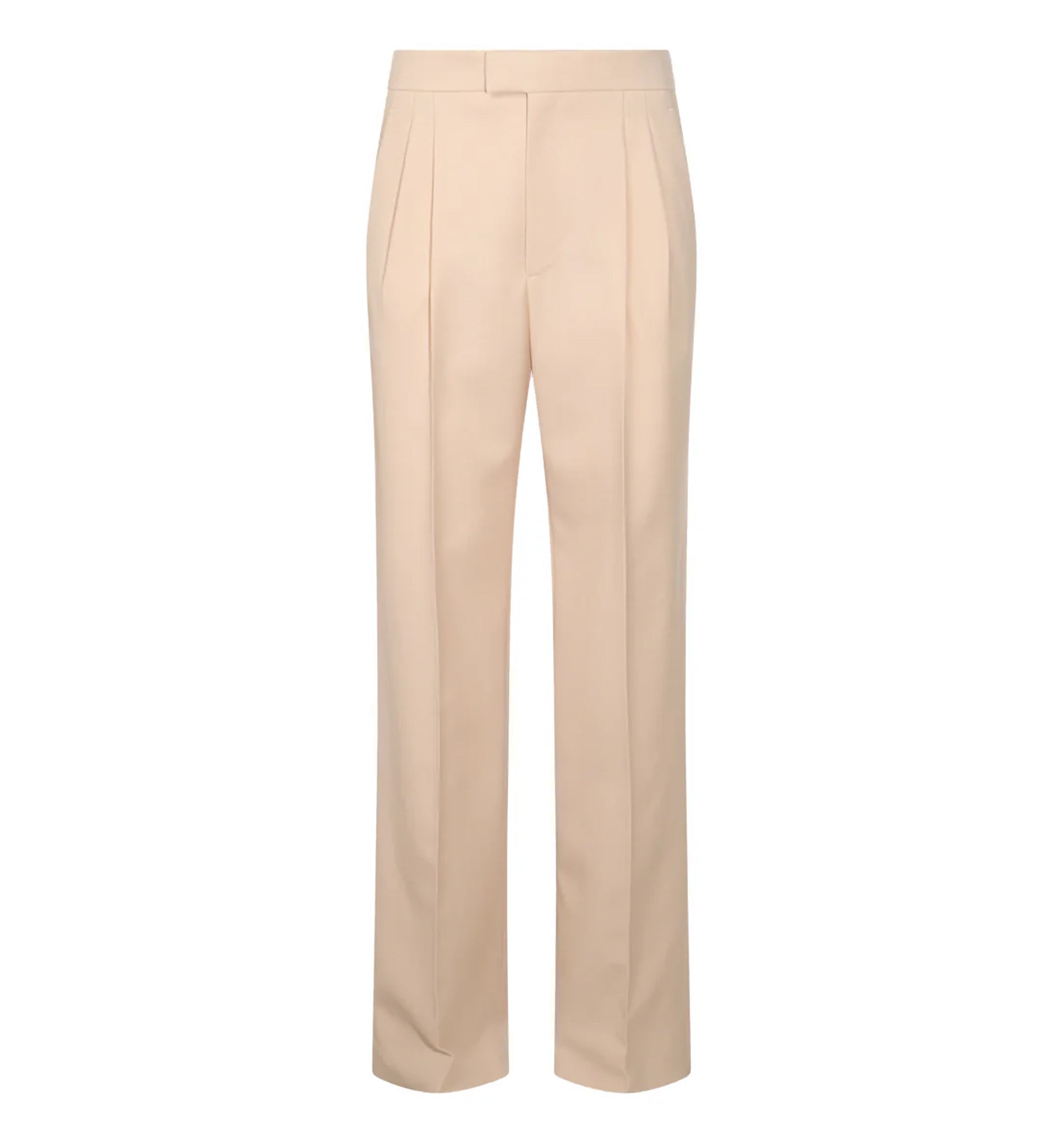 Cotton-Linen Tailored Trousers