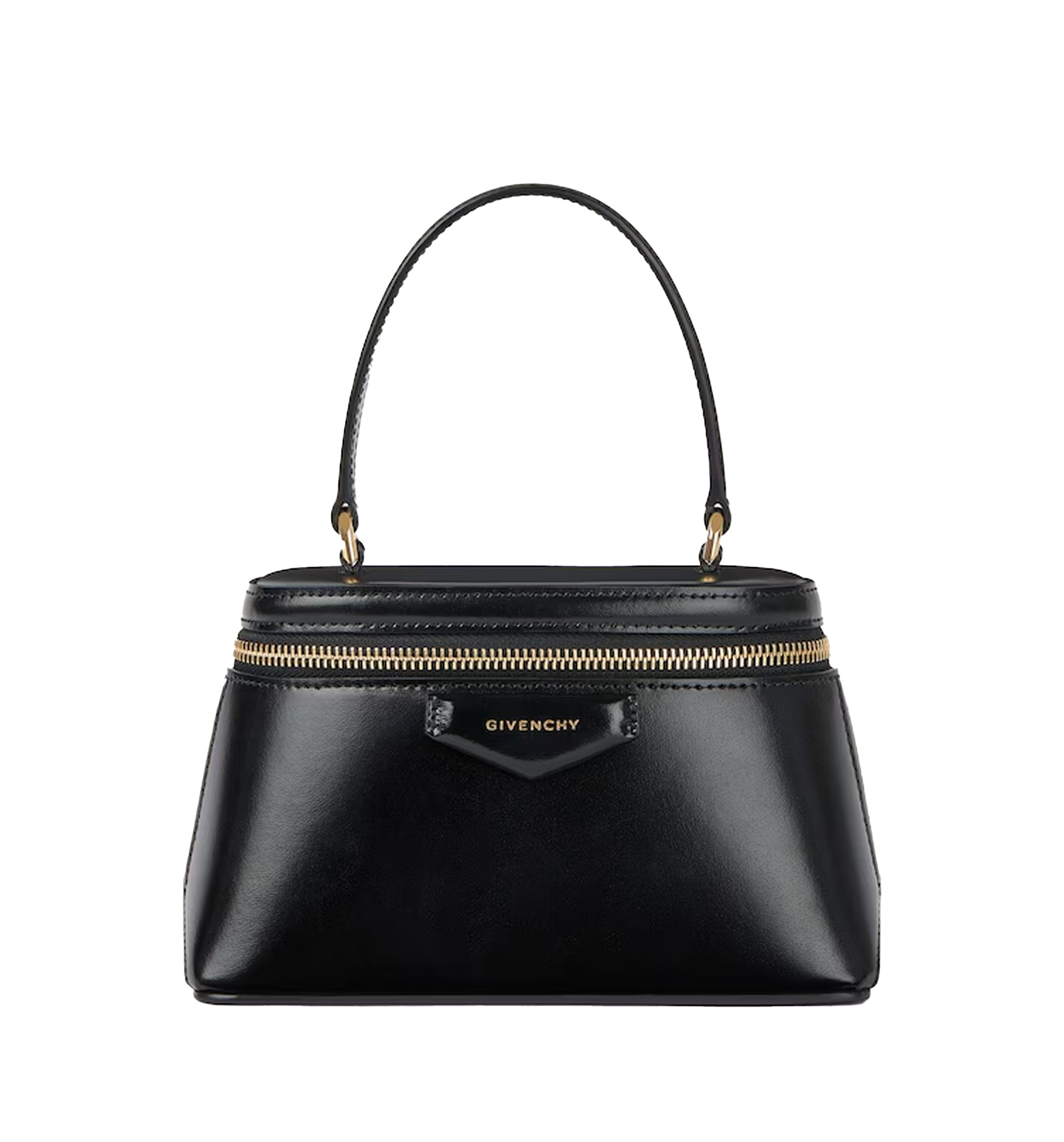 Antigona Vanity Bag In Box Leather With Chain