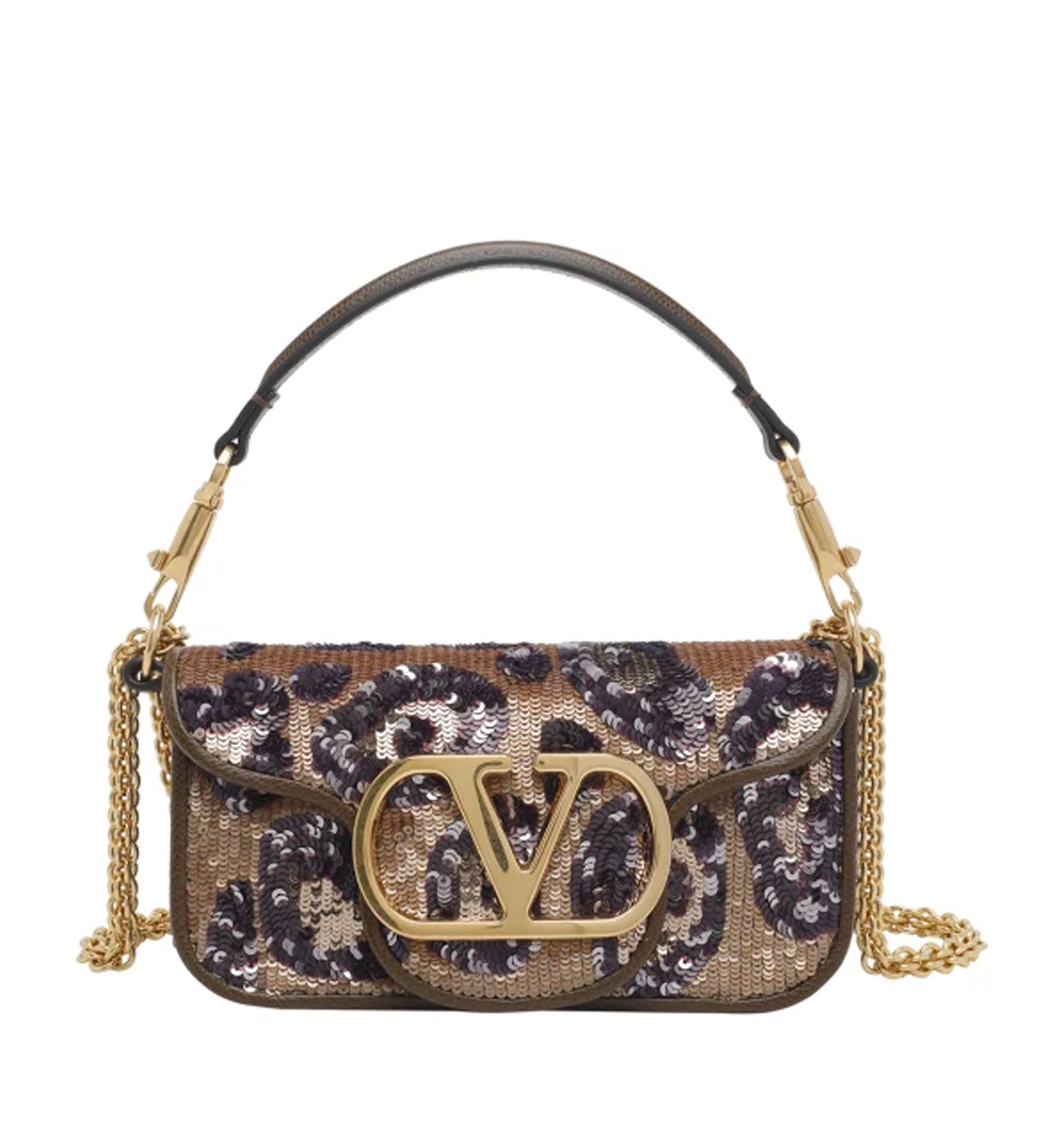 Small Locò Shoulder Bag With Animalier Embroidery