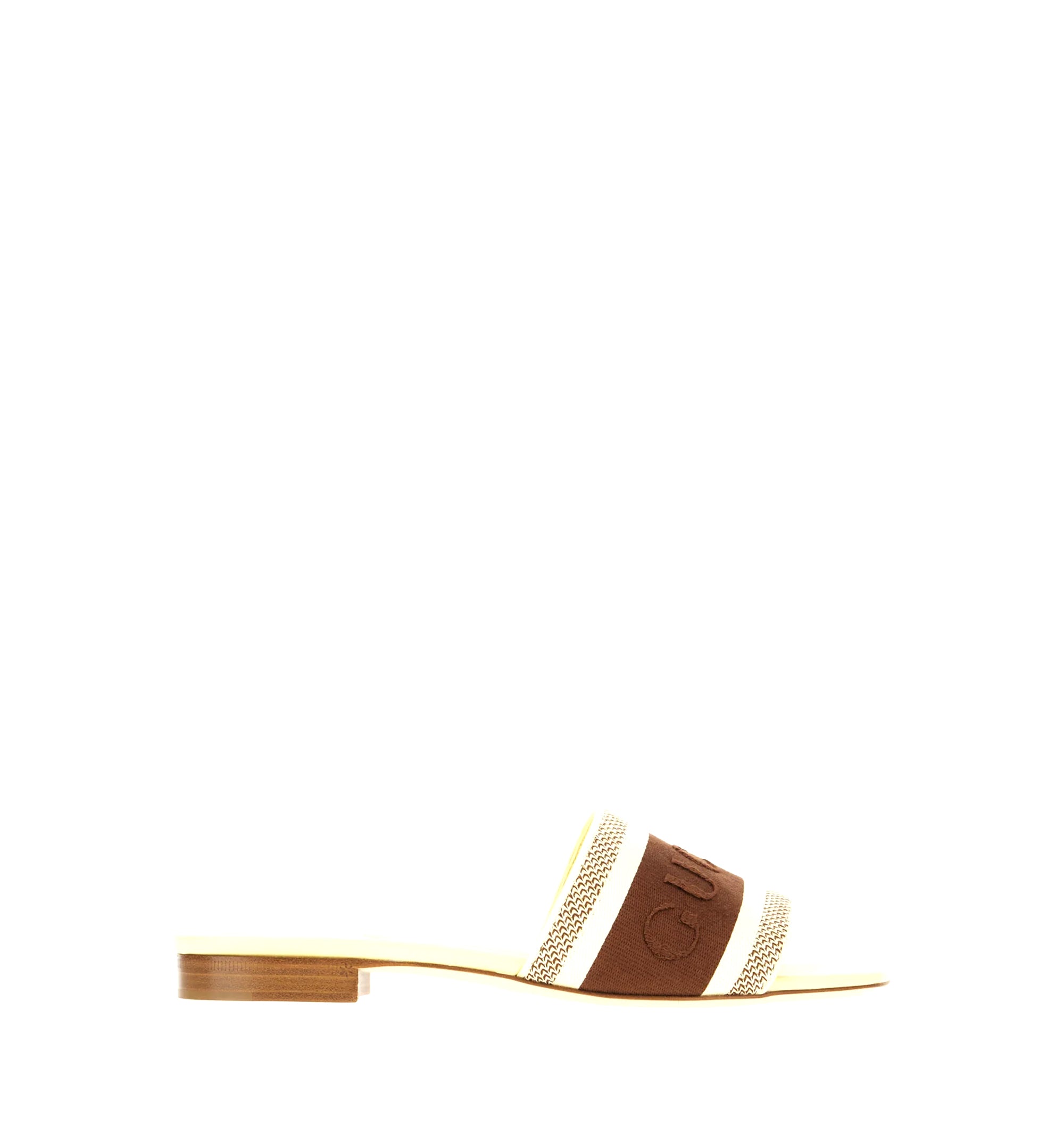 Slide Sandals With Web