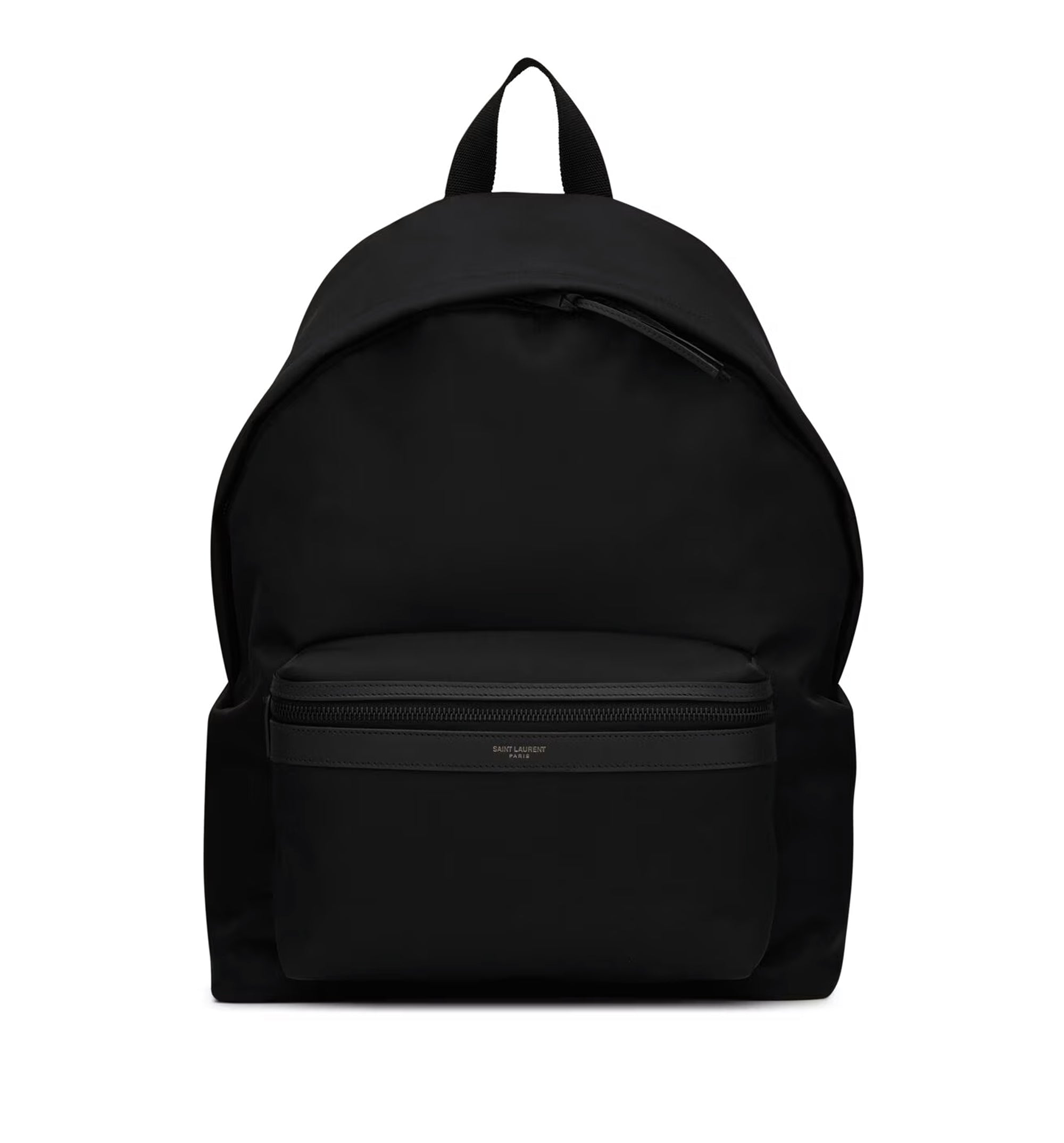 City Backpack In ECONYL®, Smooth Leather And Nylon