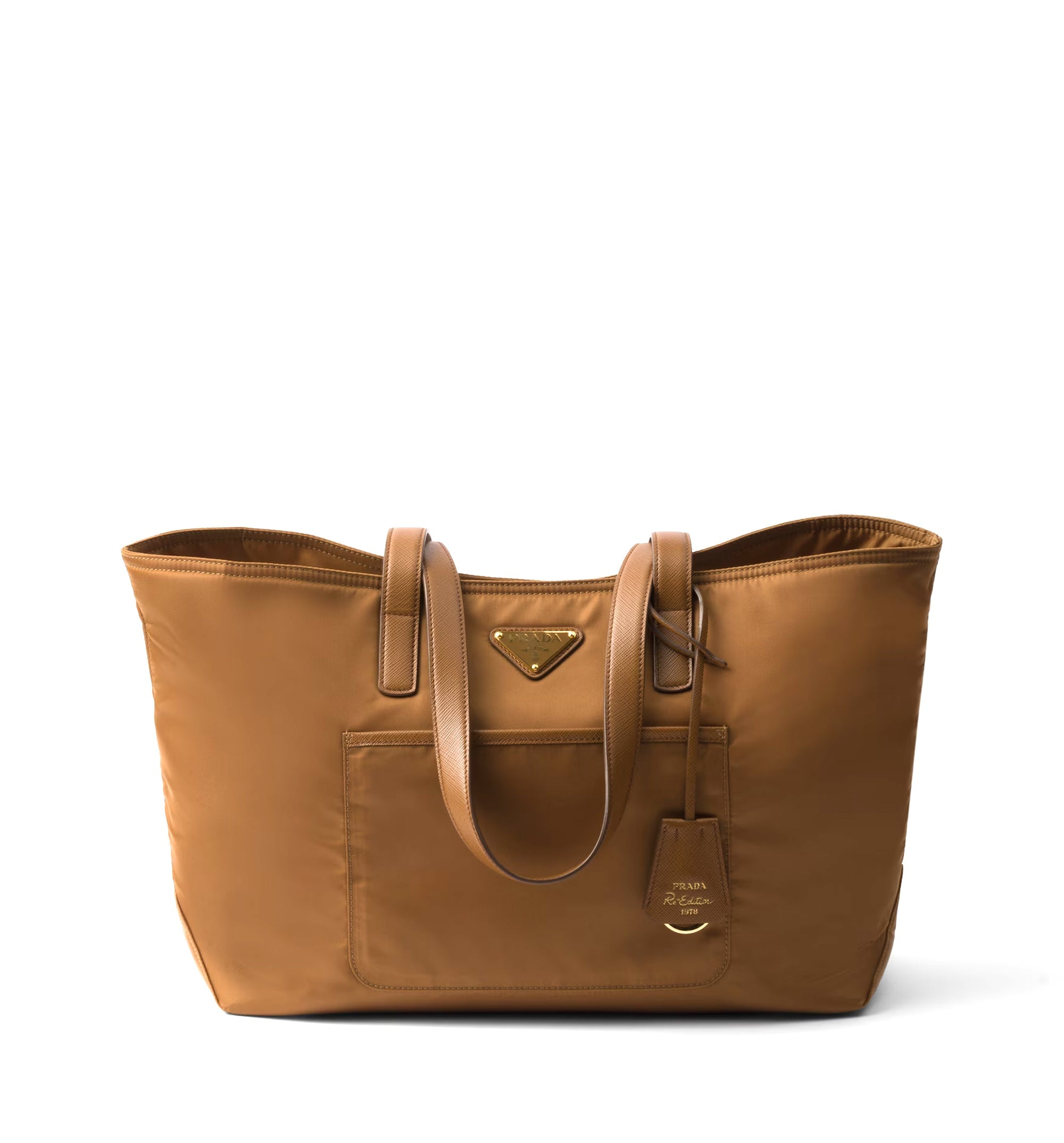 Prada Re-Edition 1978 Medium Re-Nylon And Saffiano Leather Tote Bag