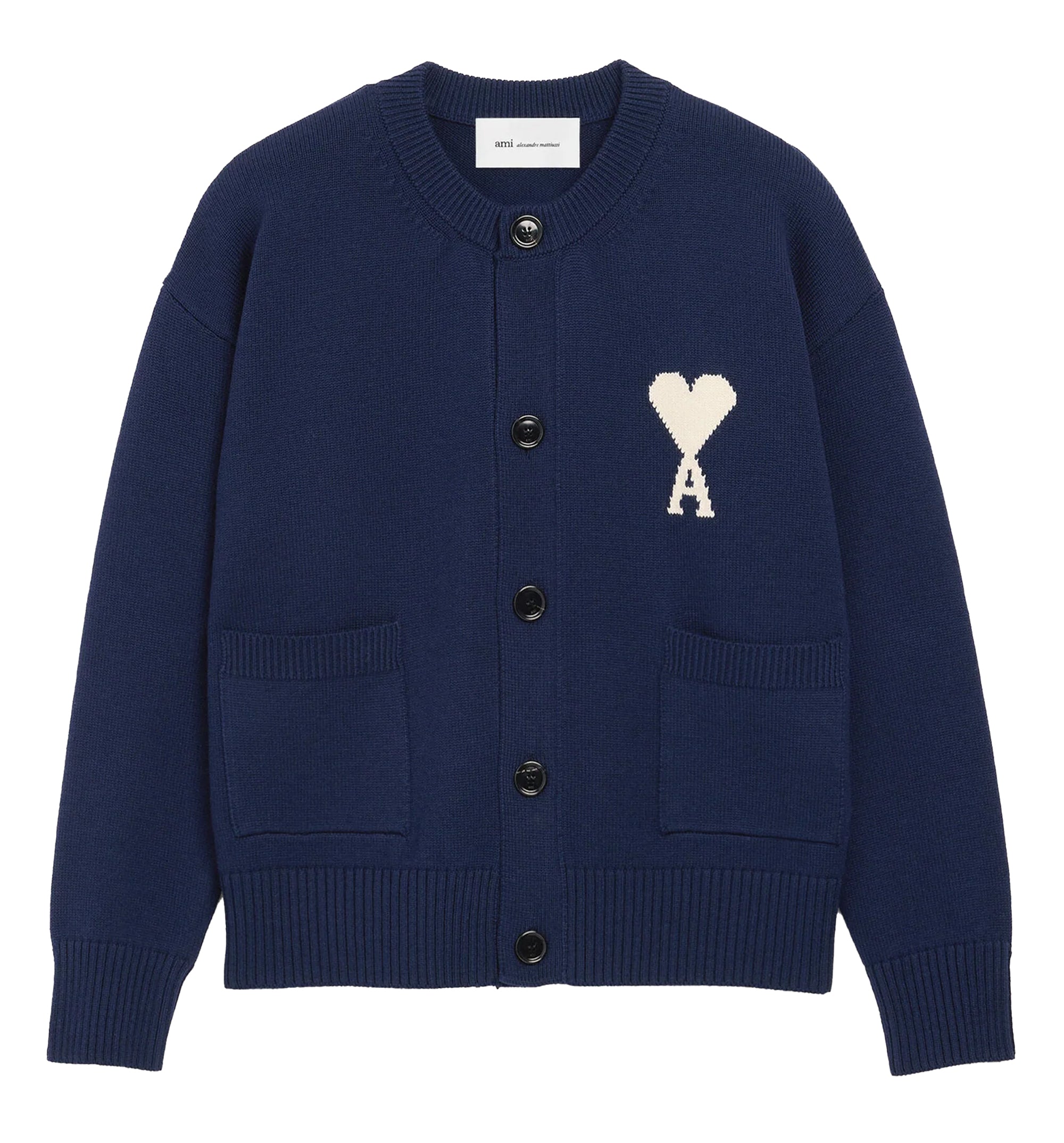 Wool Ami De Coeur Intarsia Knit Sweater