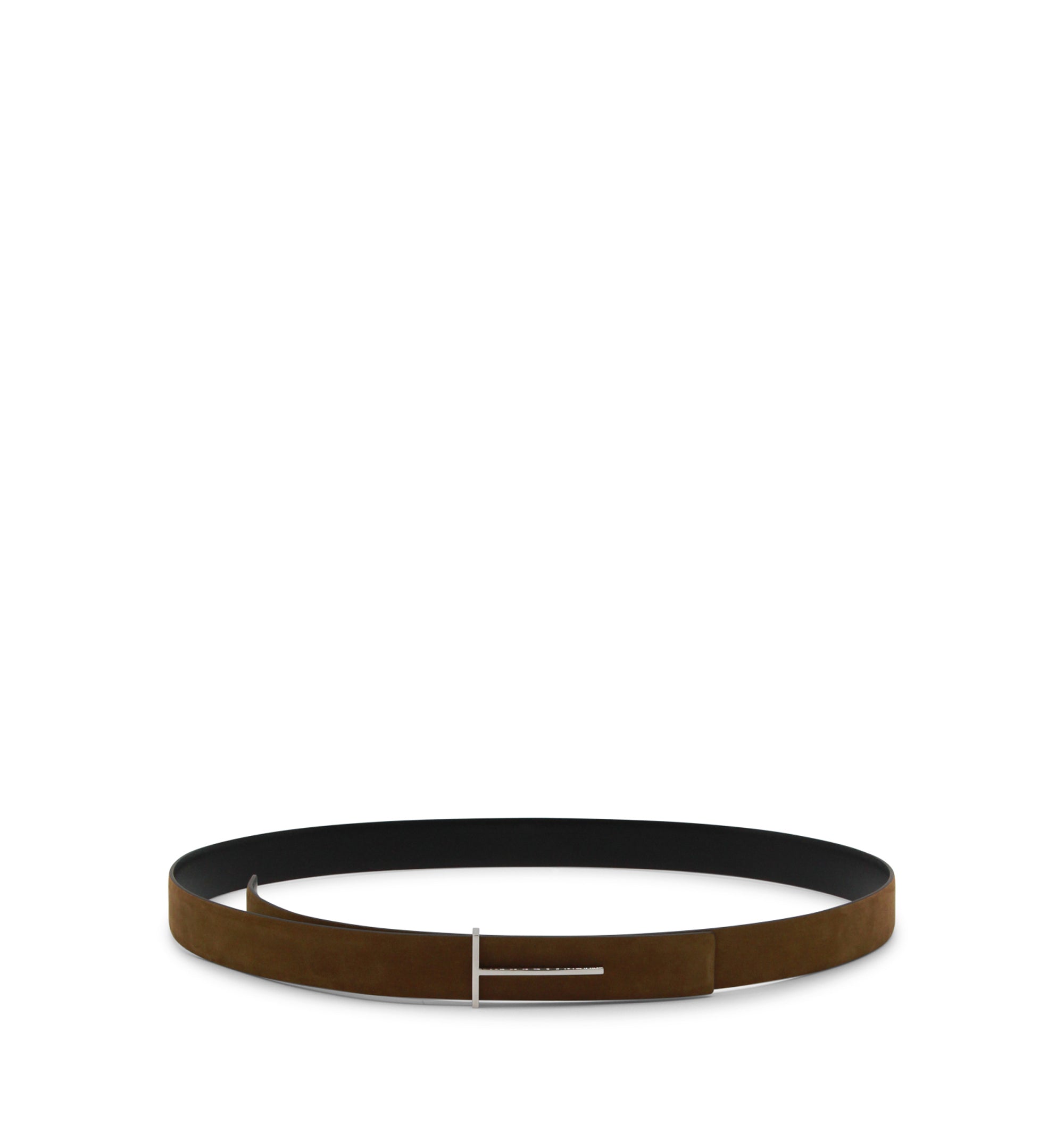 Slim T Reversible Leather Belt