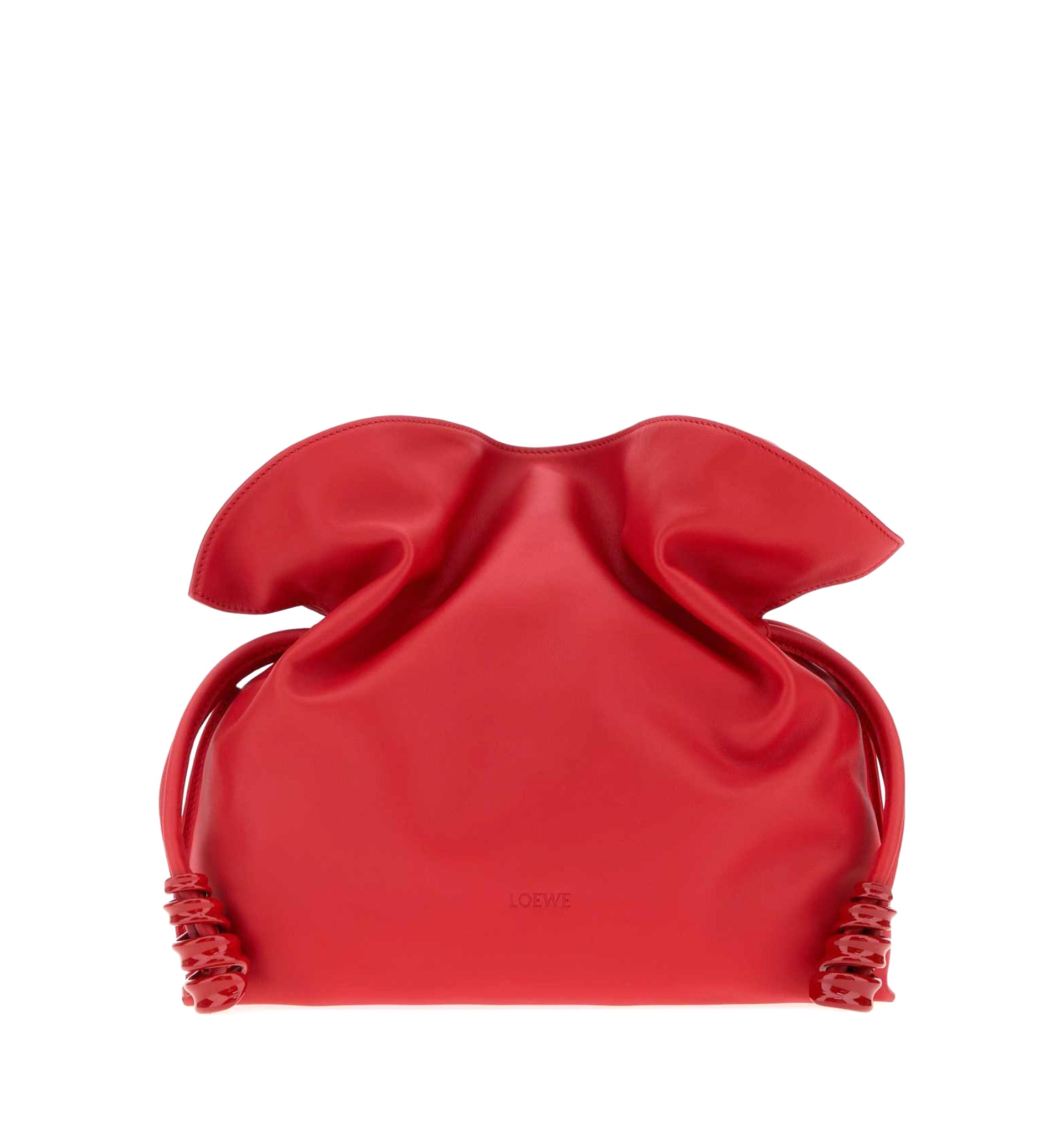 Medium Coil Flamenco Clutch In Nappa Calfskin