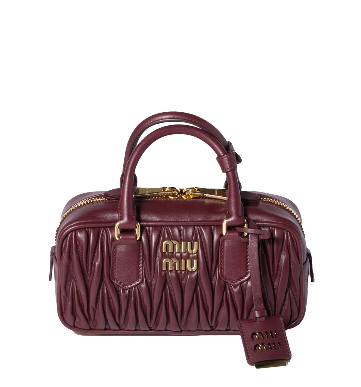 Arcadie matelassé nappa leather bag