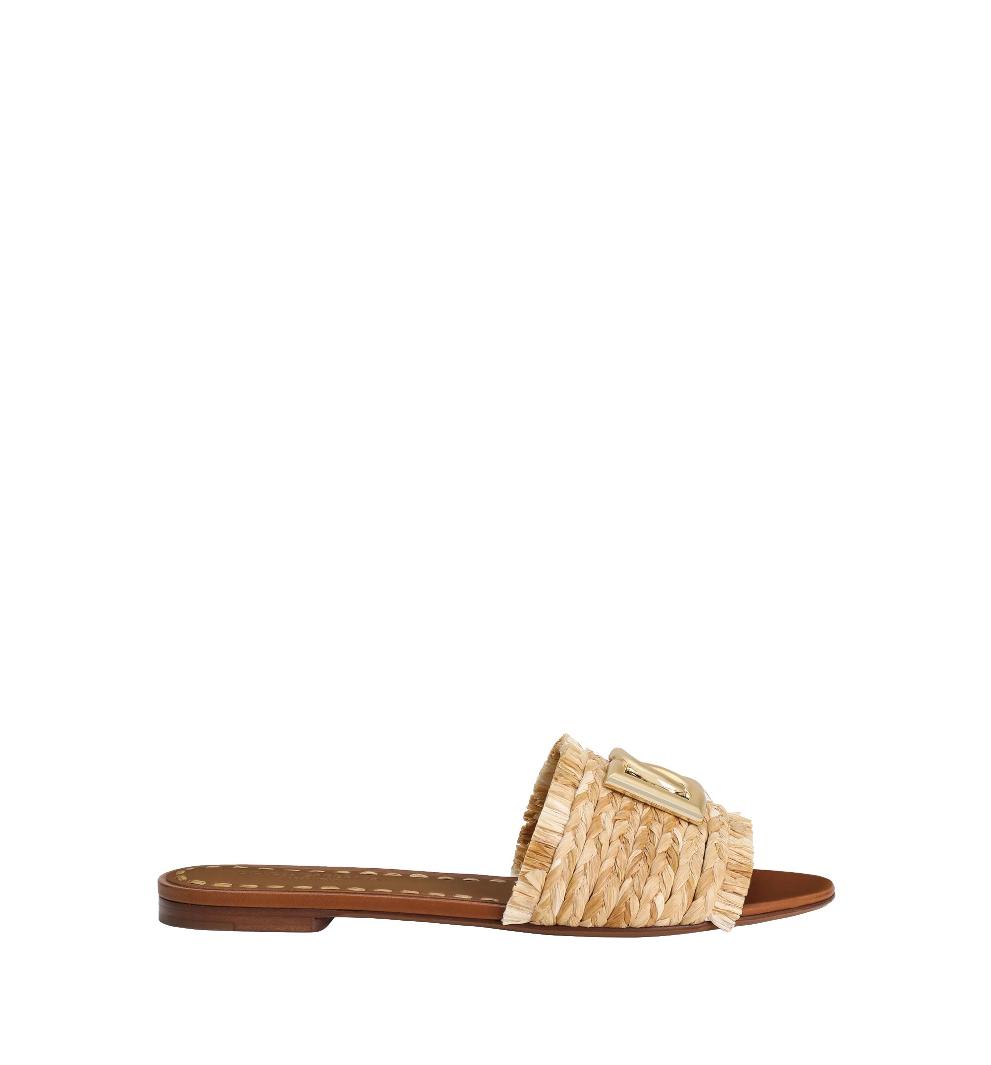 Rafia Braided Slipper