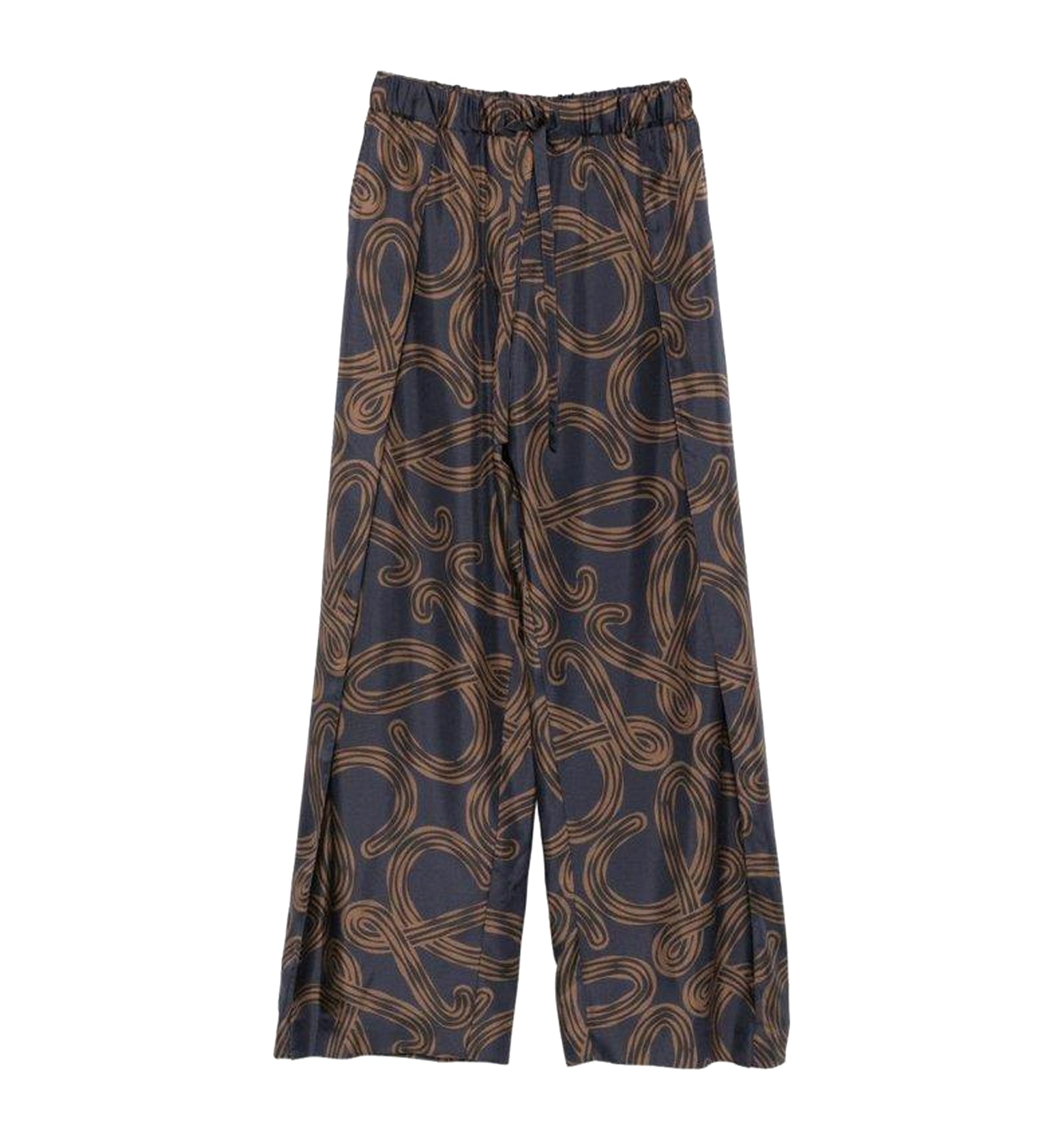 Elasticated Trousers In Silk
