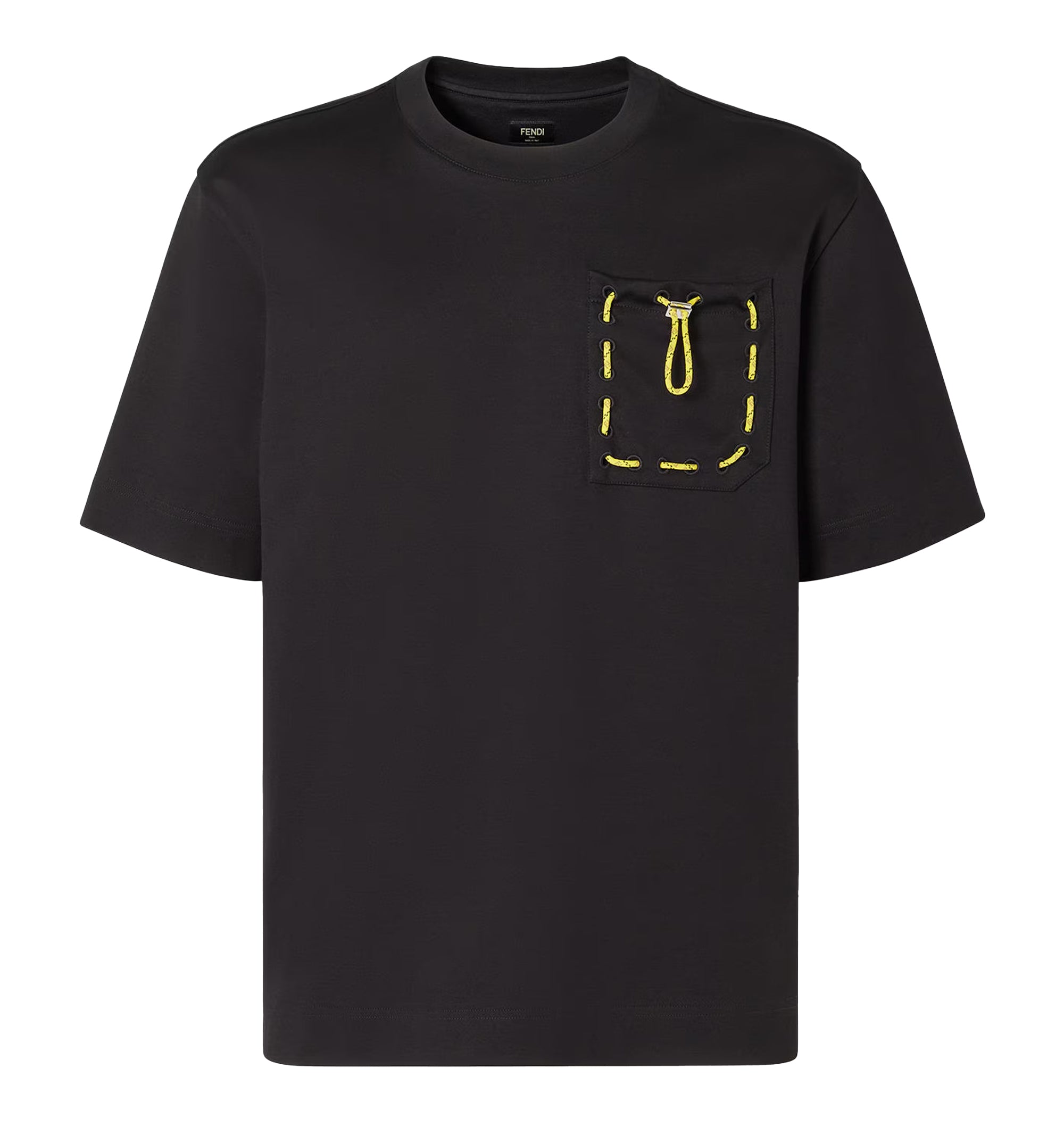 Fendi Cotton T-Shirt with Logo