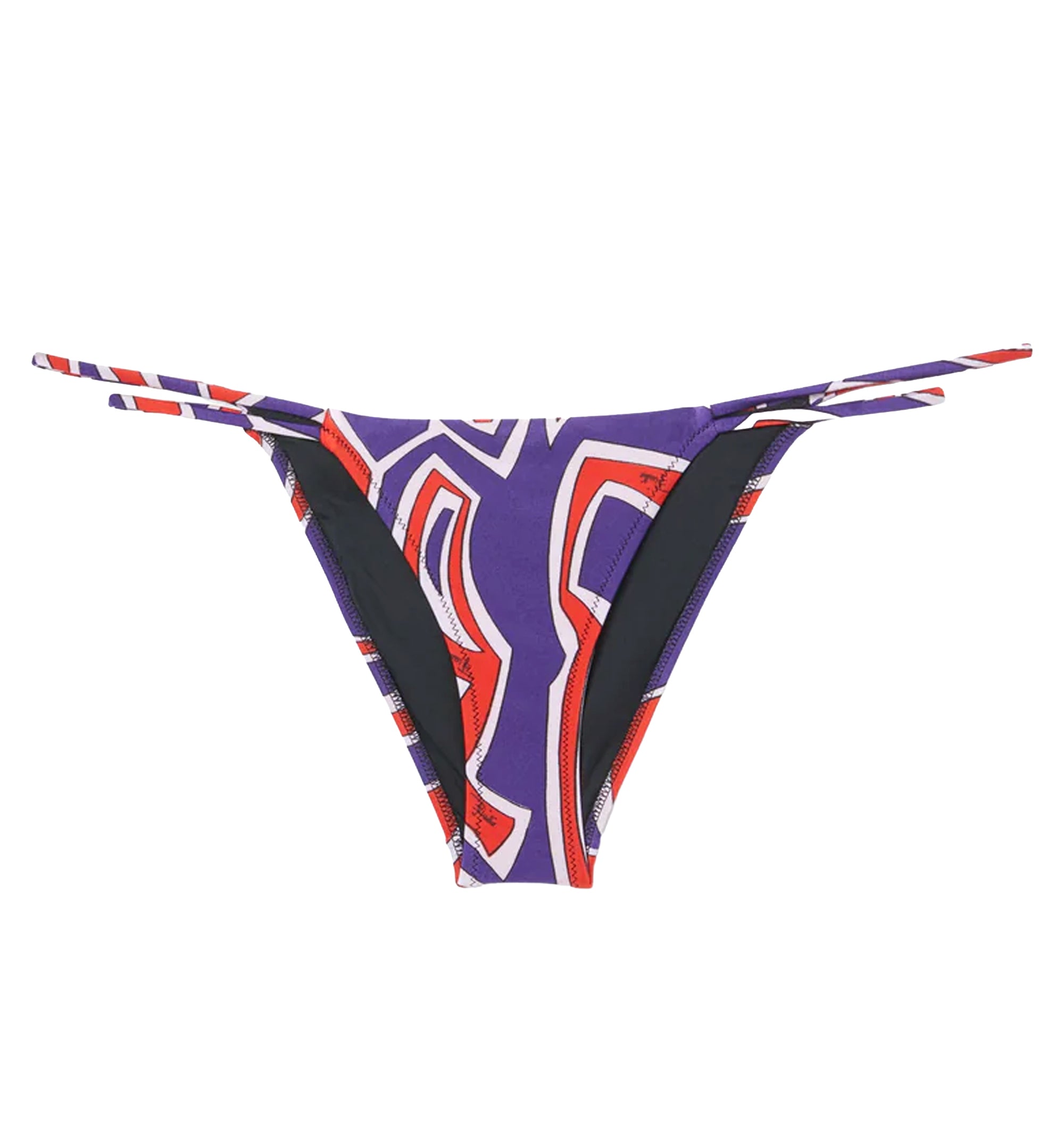 Labirinto Print V-Cut Bikini Bottom