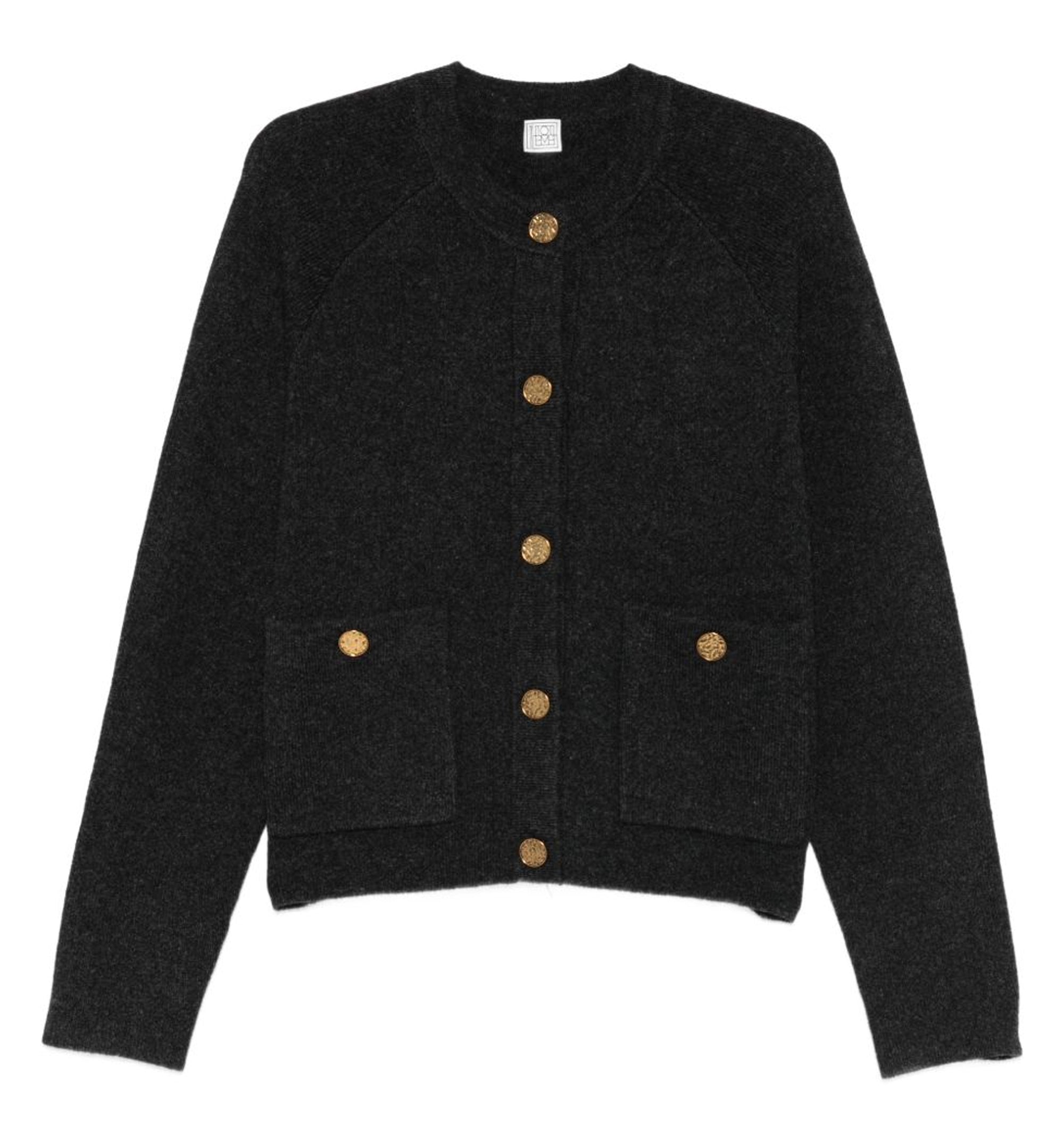 Hammered Button Cardigan