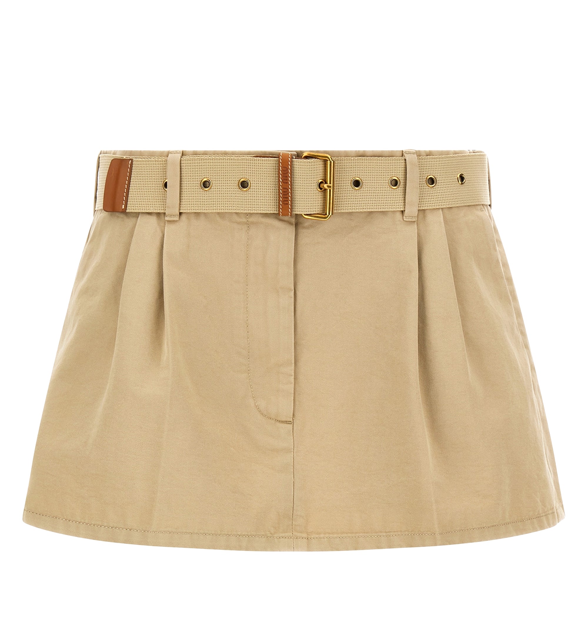 Old gabardine miniskirt