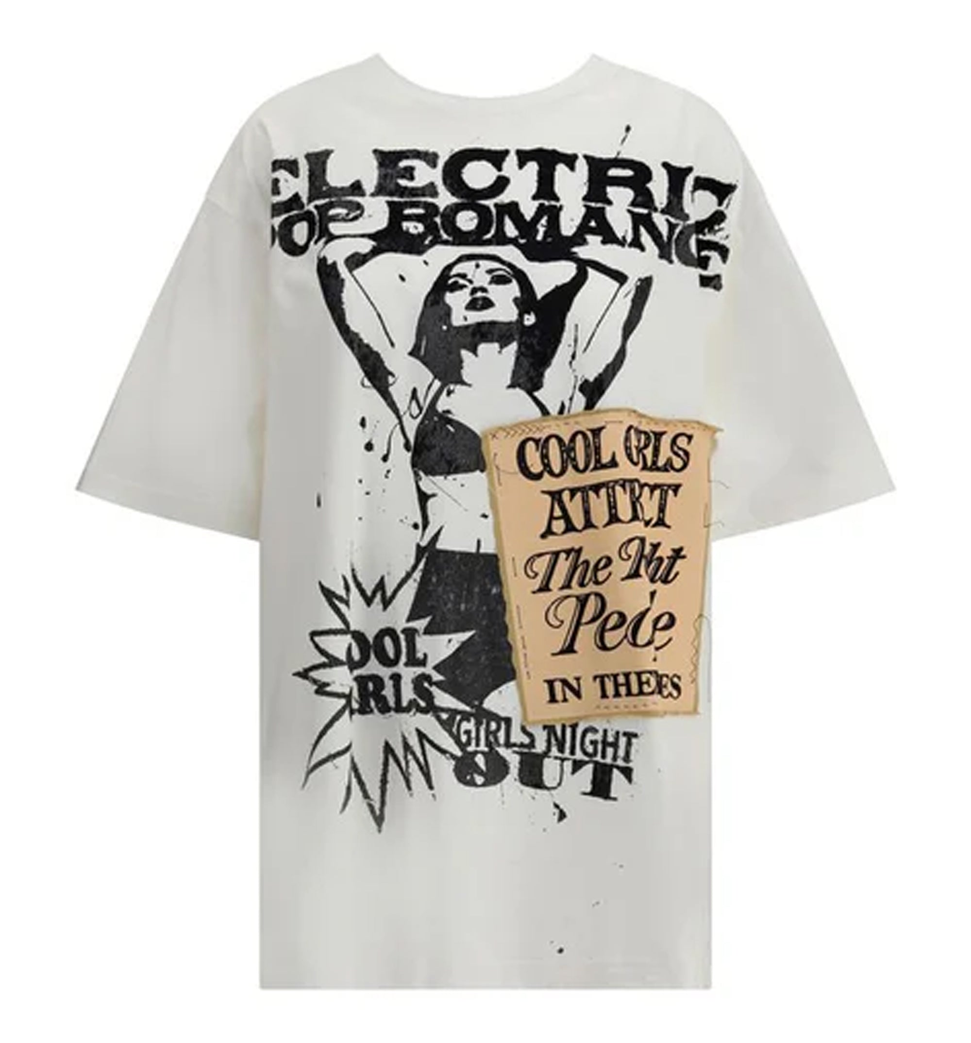 Oversized Jersey T-Shirt With Print