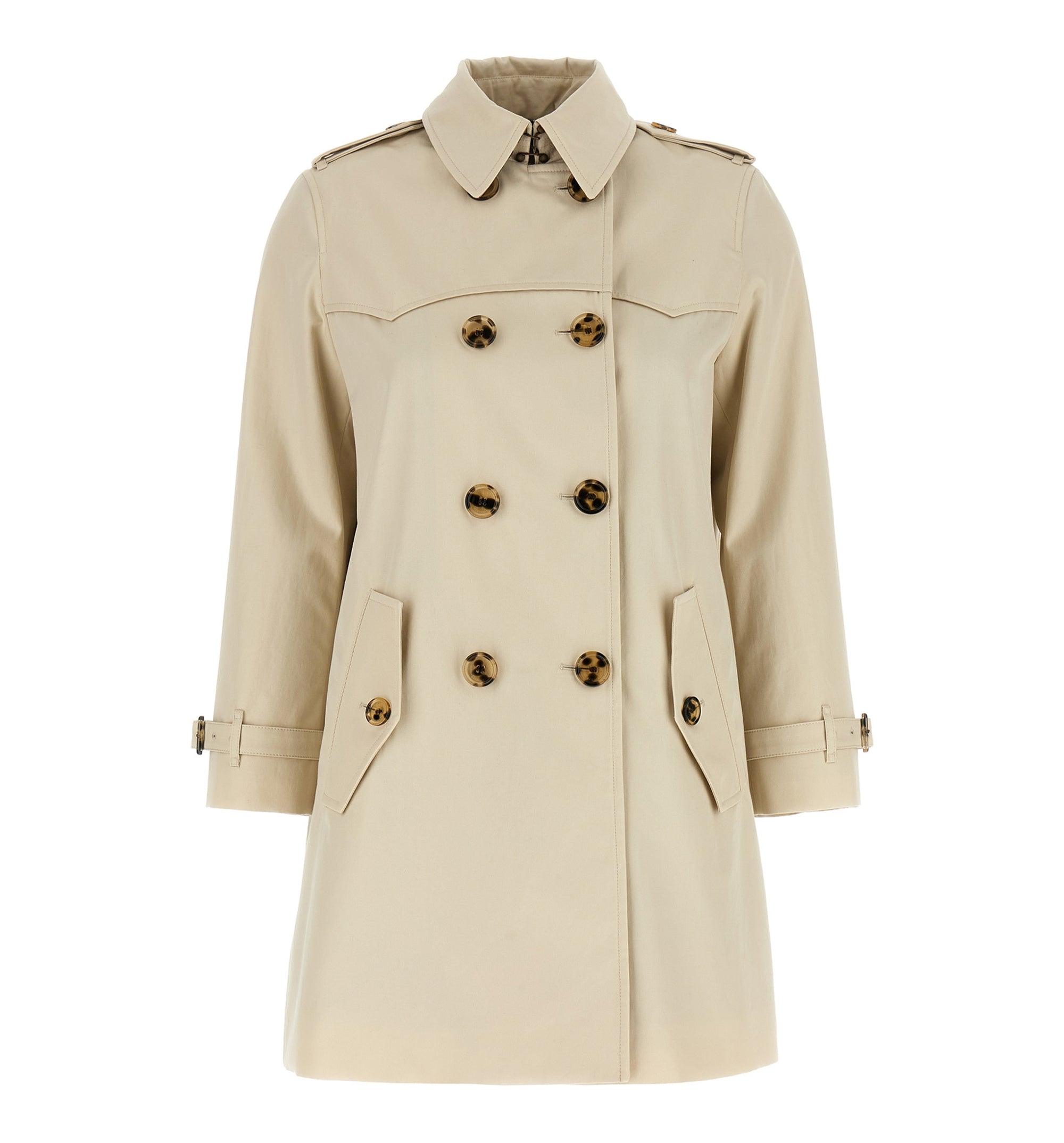 Short Summerside Gabardine Trench Coat