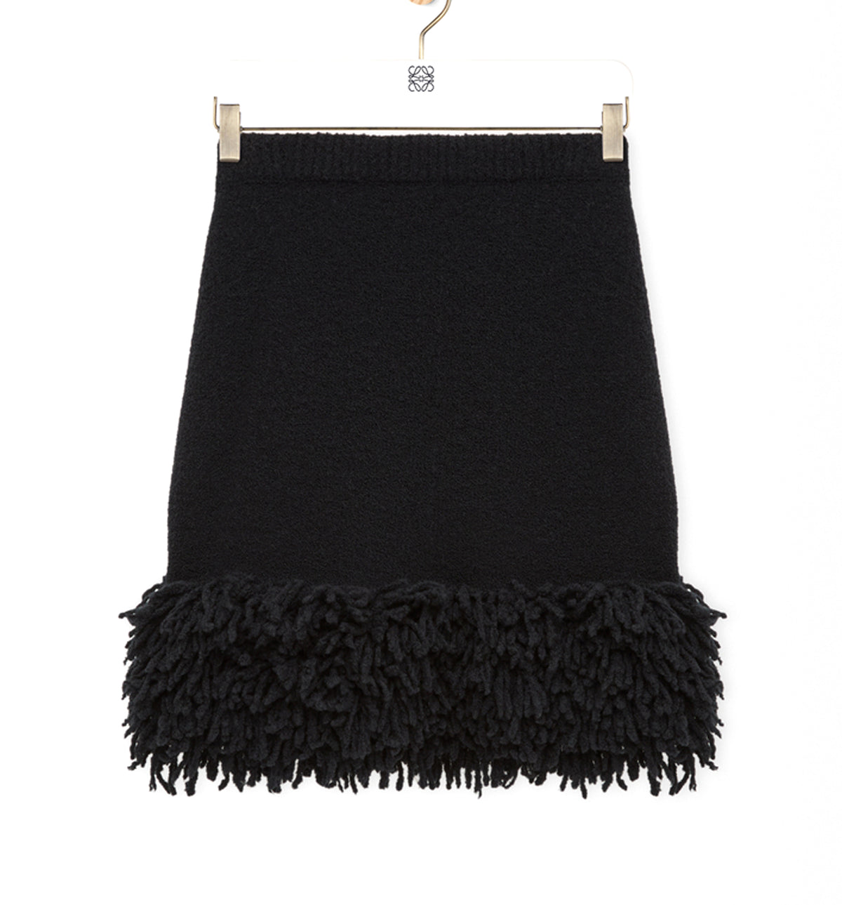 Skirt in wool blend