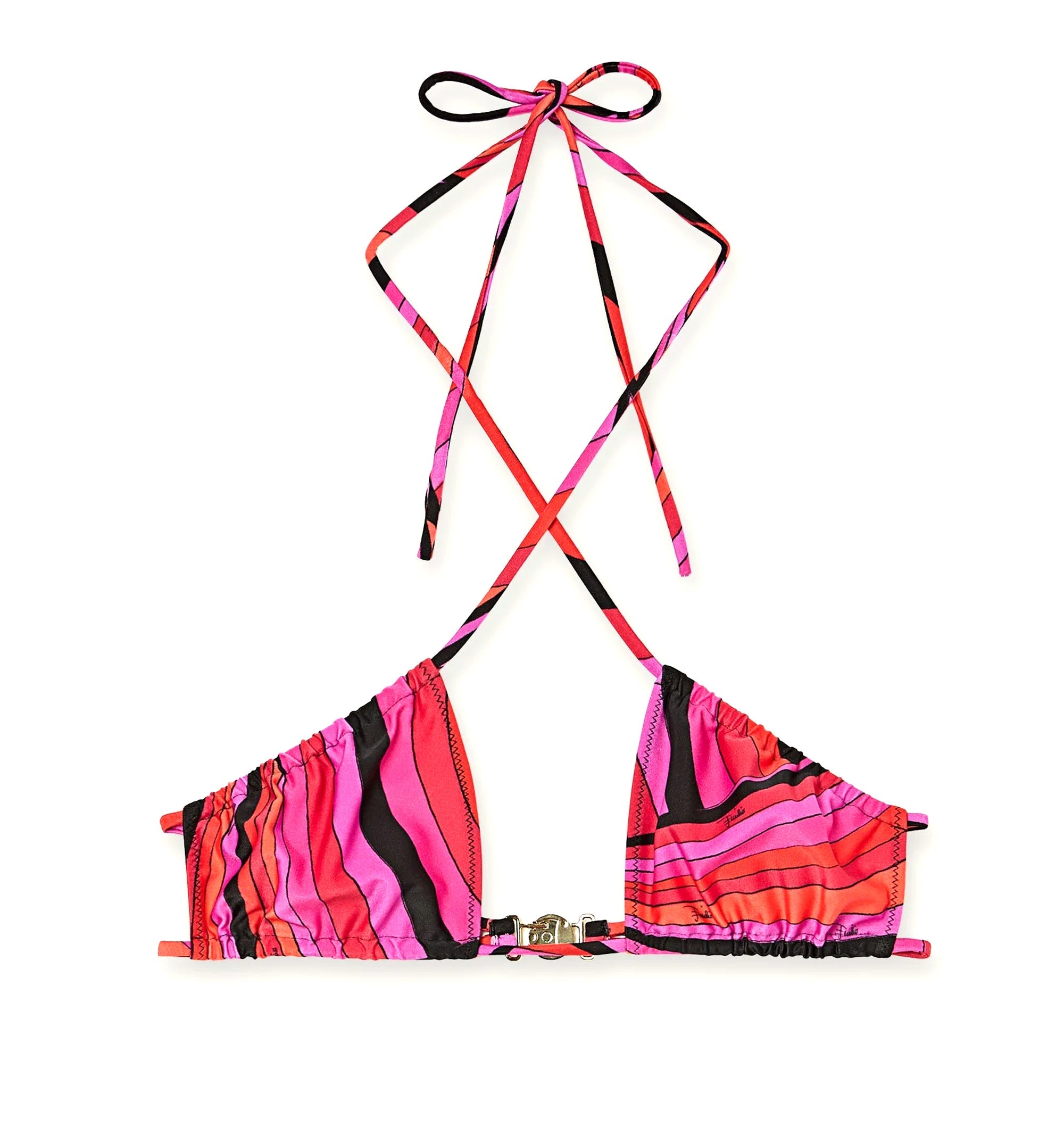 Iride Print Bikini Top
