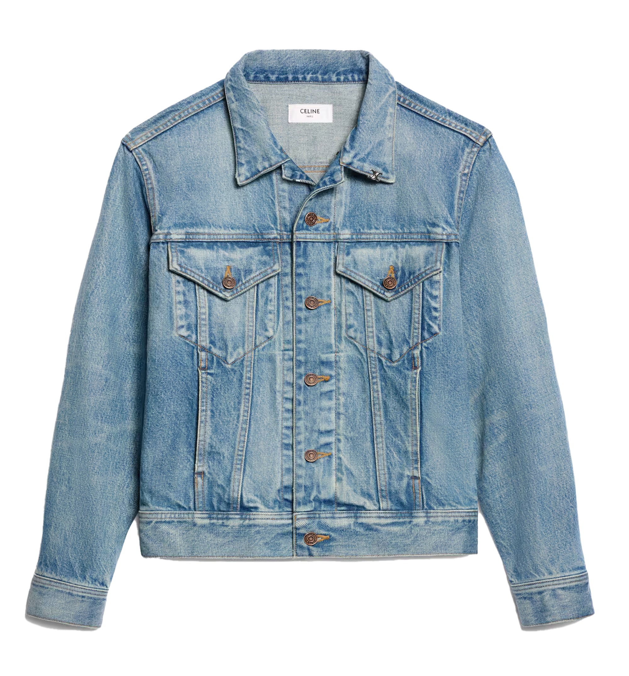 Trucker Jacket In Cotton Denim