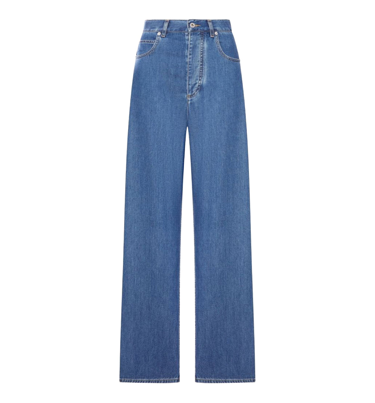 Atlantic Blue Wide Leg Jeans