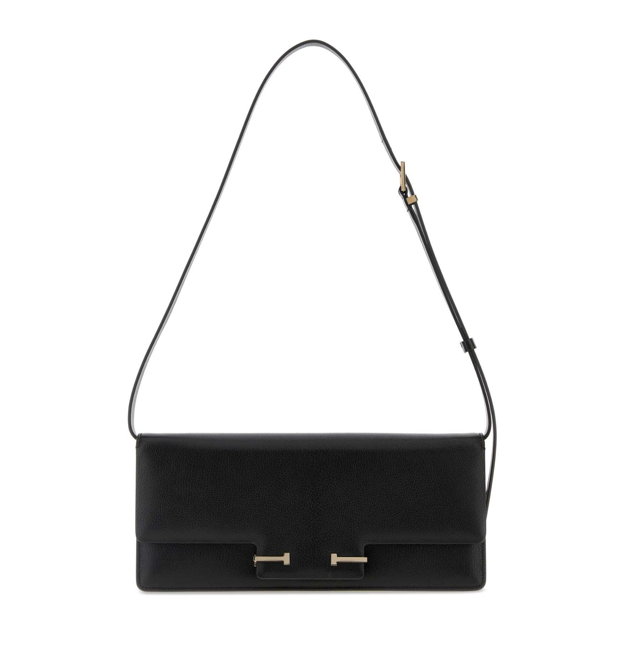 Supple Grain Leather Aube E/W Shoulder Bag