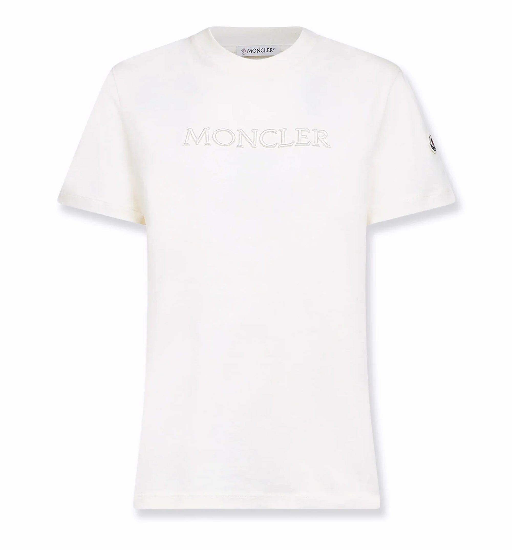 Embroidered Logo Cotton T-Shirt
