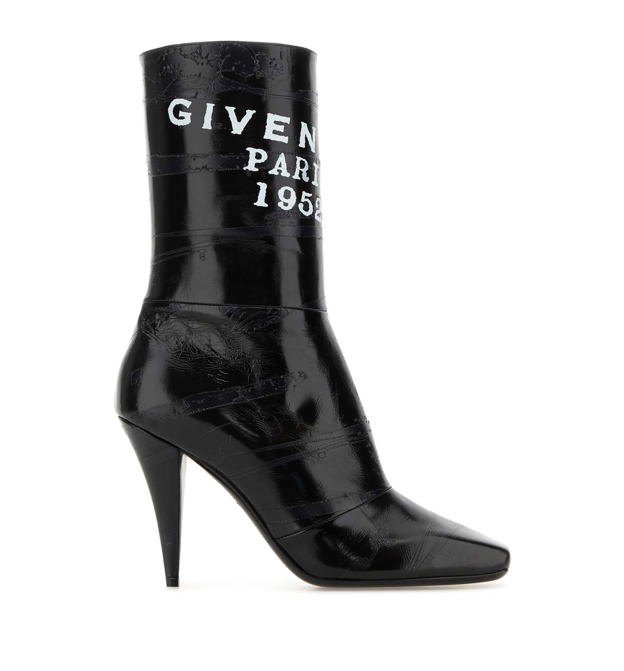 Sliced Square Ankle Boots