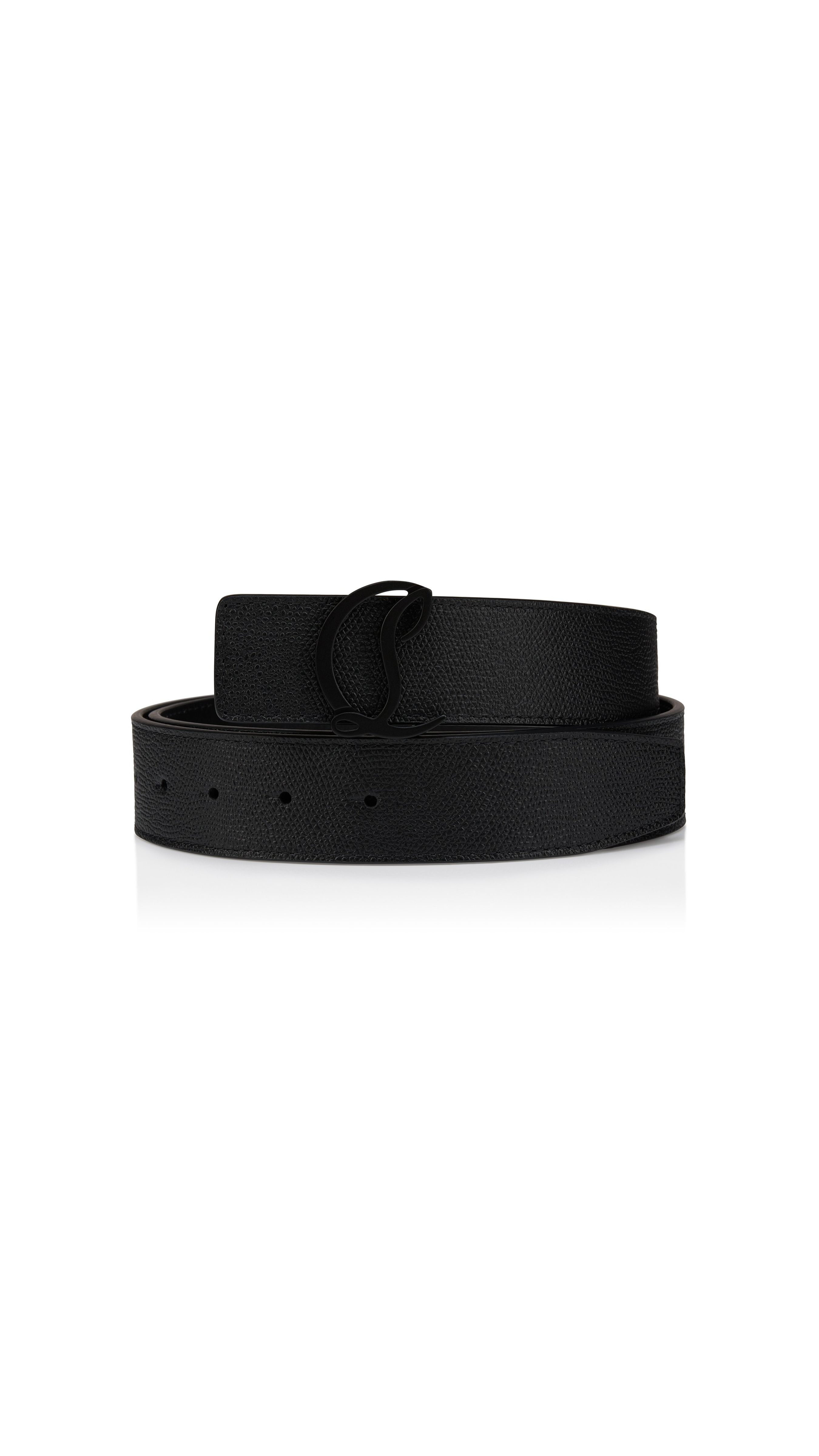 Mooncrest Belt in Calf Alpin Leather - Black