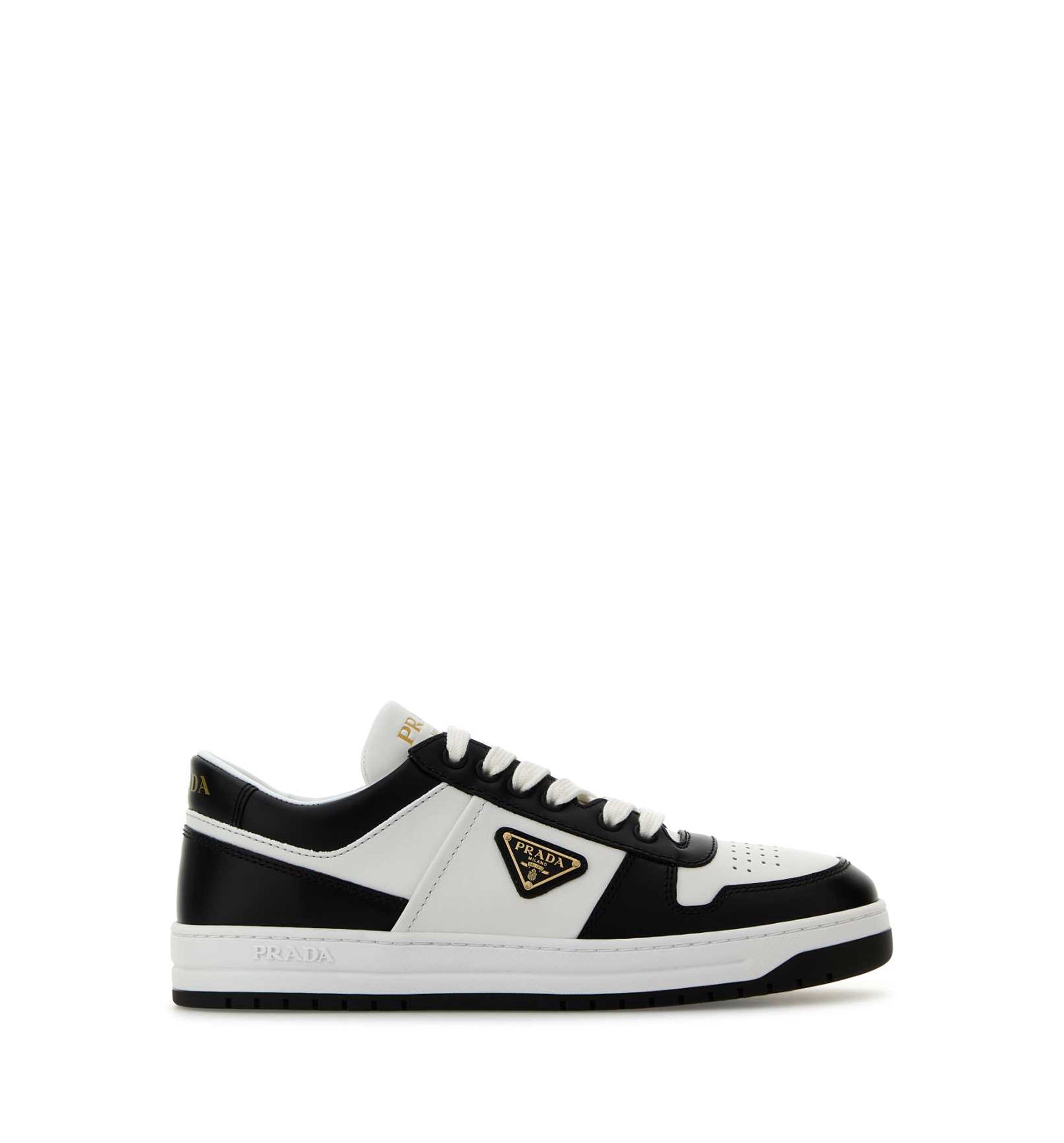 Two-Tone Leather Downtown Sneakers