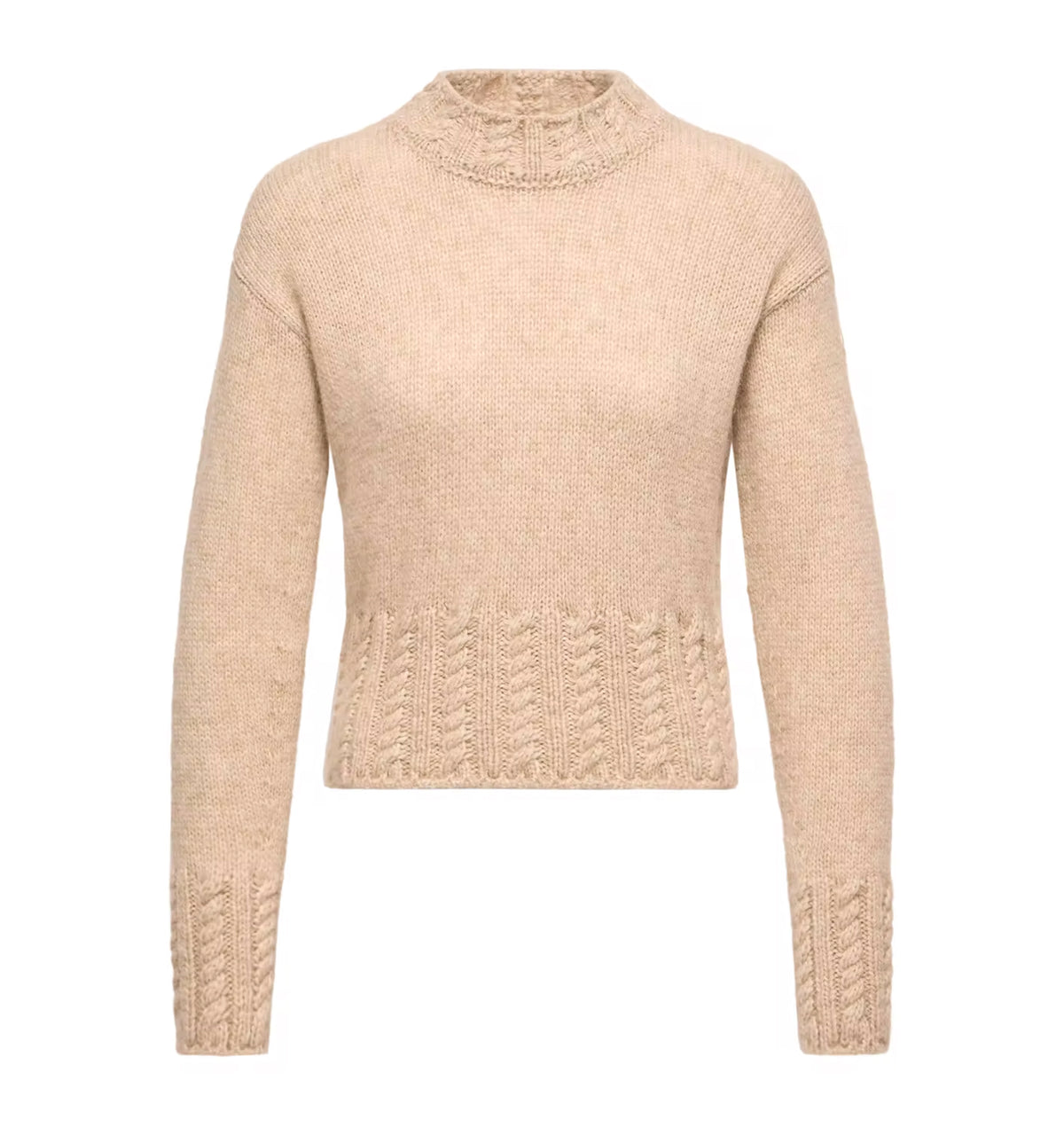 Alpaca Blend Turtleneck Sweater
