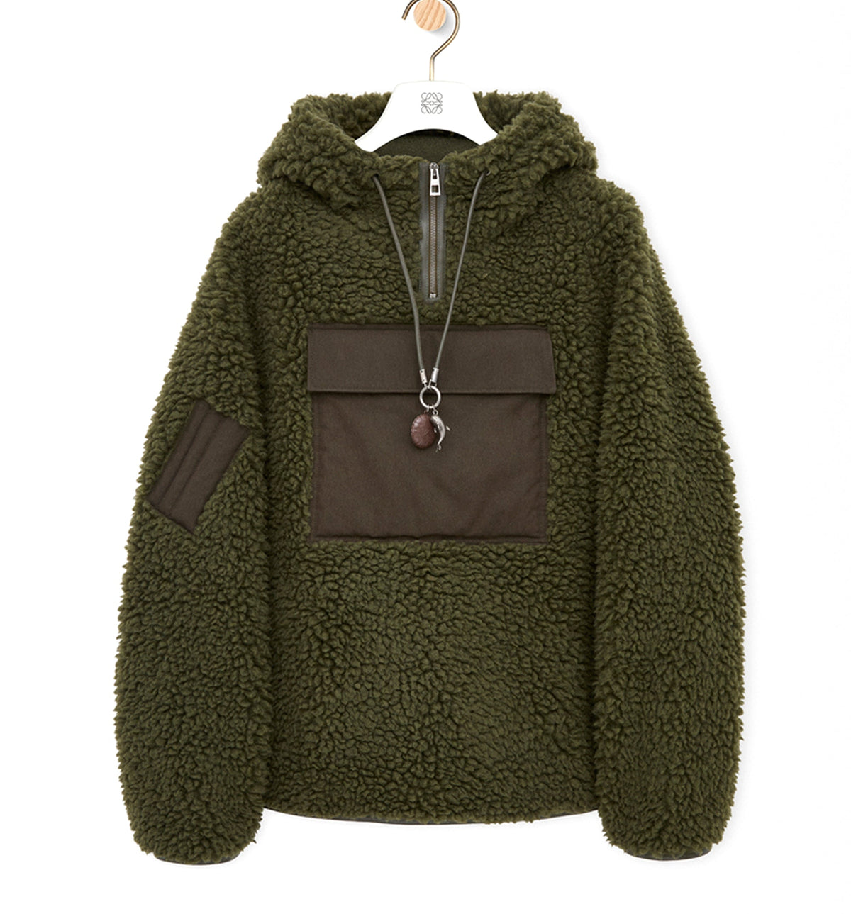 Anorak in wool blend